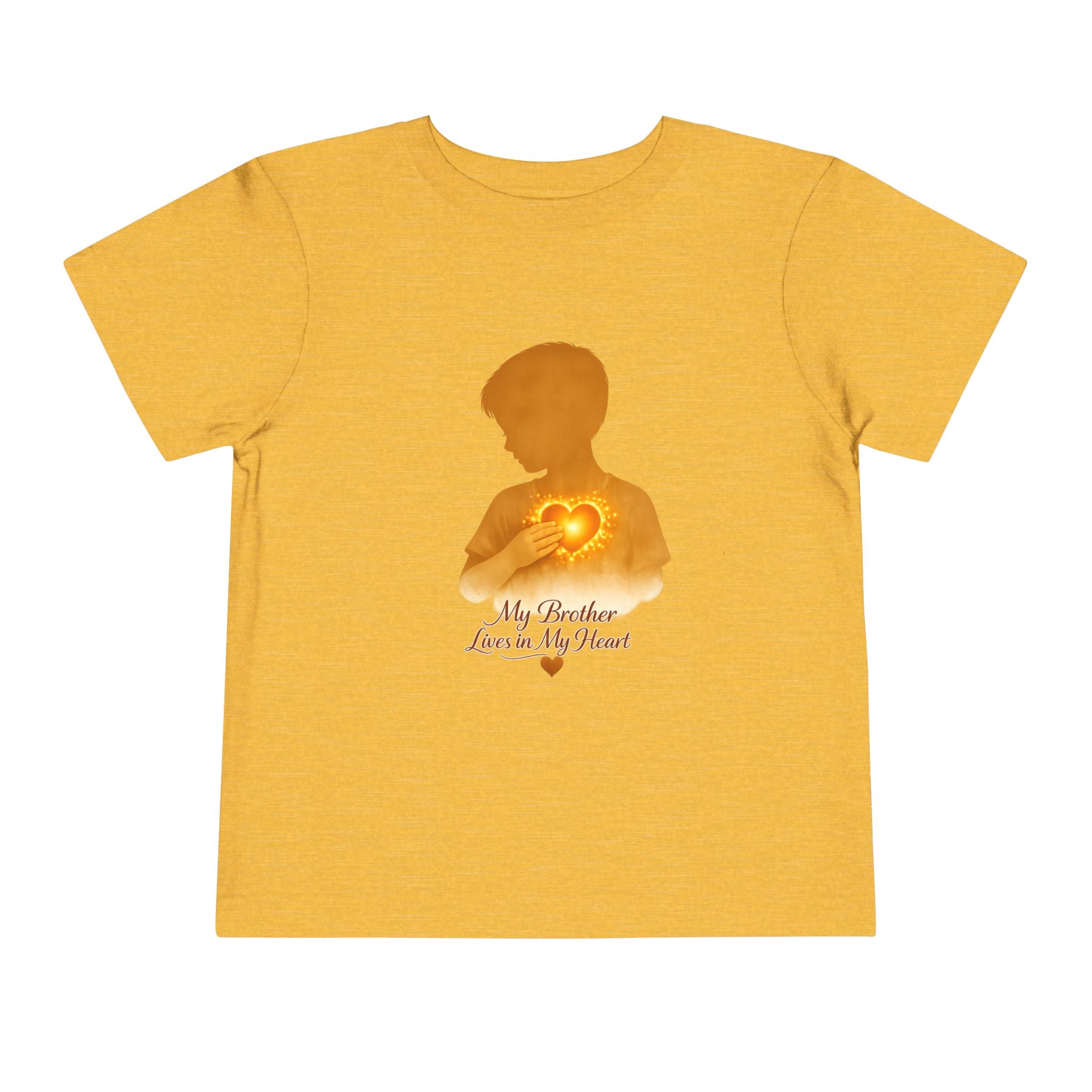Toddler Tee - My Brother Lives in My Heart  Boy silhouette