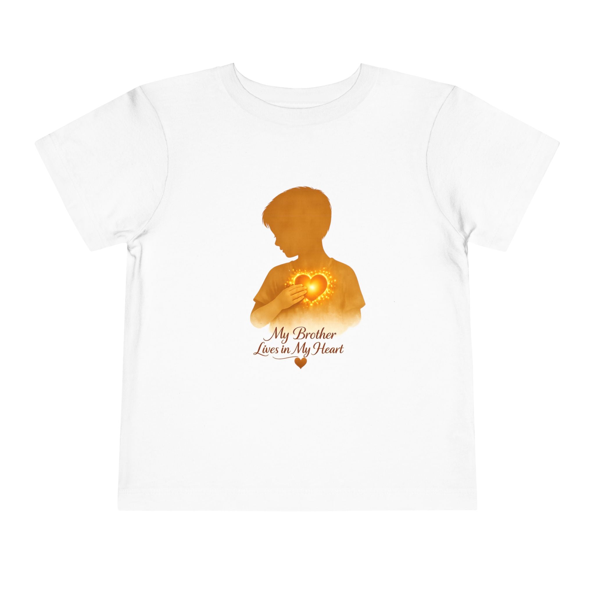 Toddler Tee - My Brother Lives in My Heart  Boy silhouette