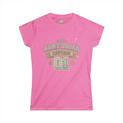 Aunt Squad Captain 01 Tee — Woman's Variation