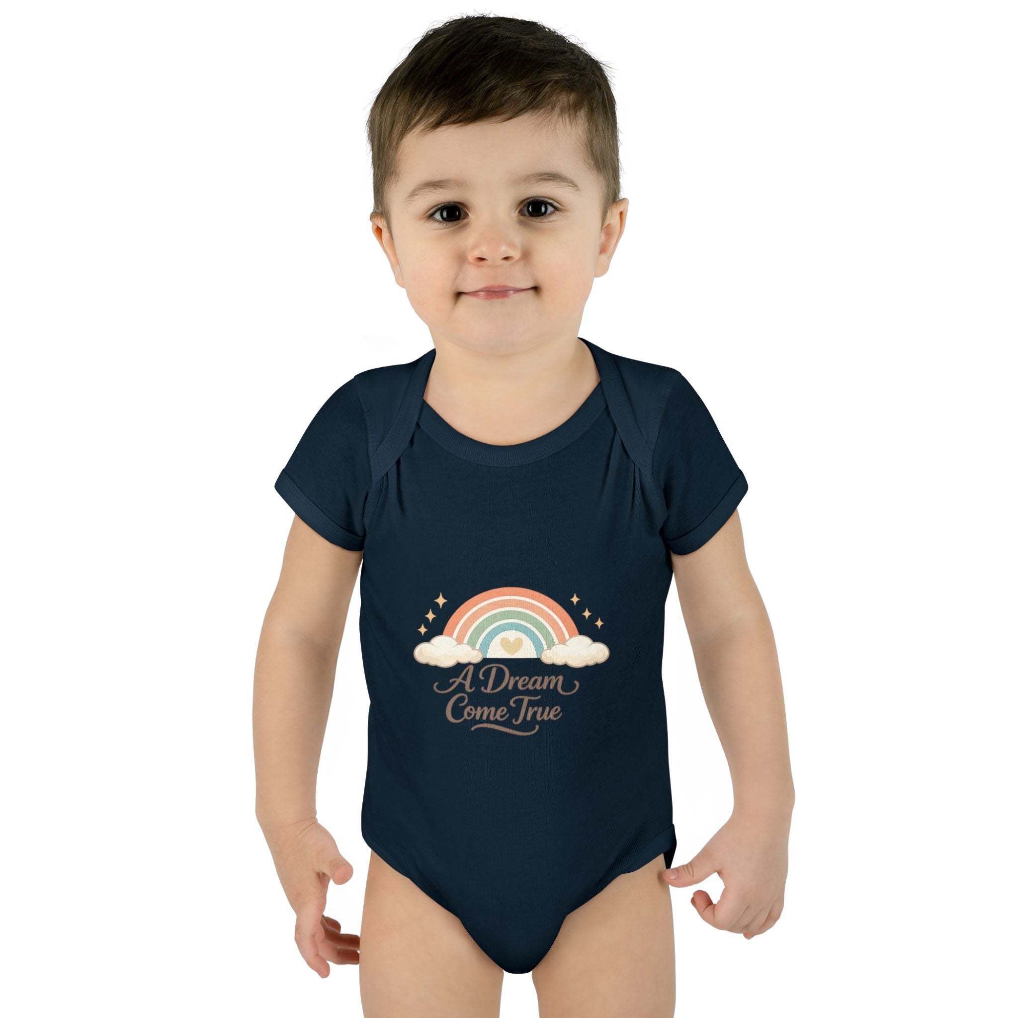 Infant Bodysuit "A Dream Come True" Rainbow Newborn Onesie
