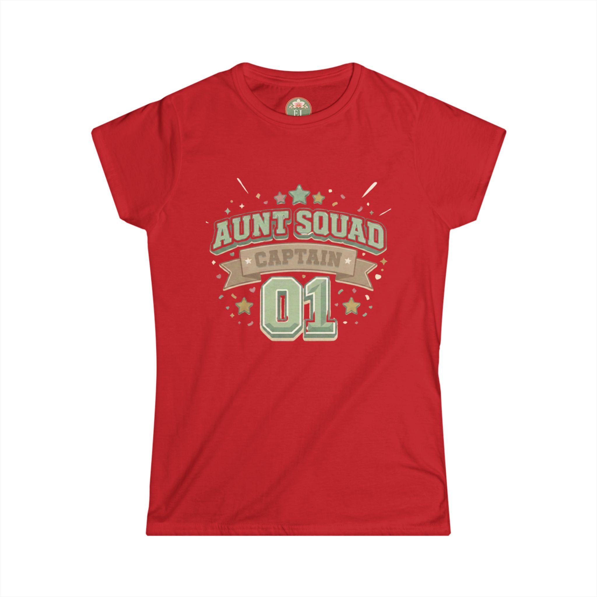 Aunt Squad Captain 01 Tee — Woman's Variation