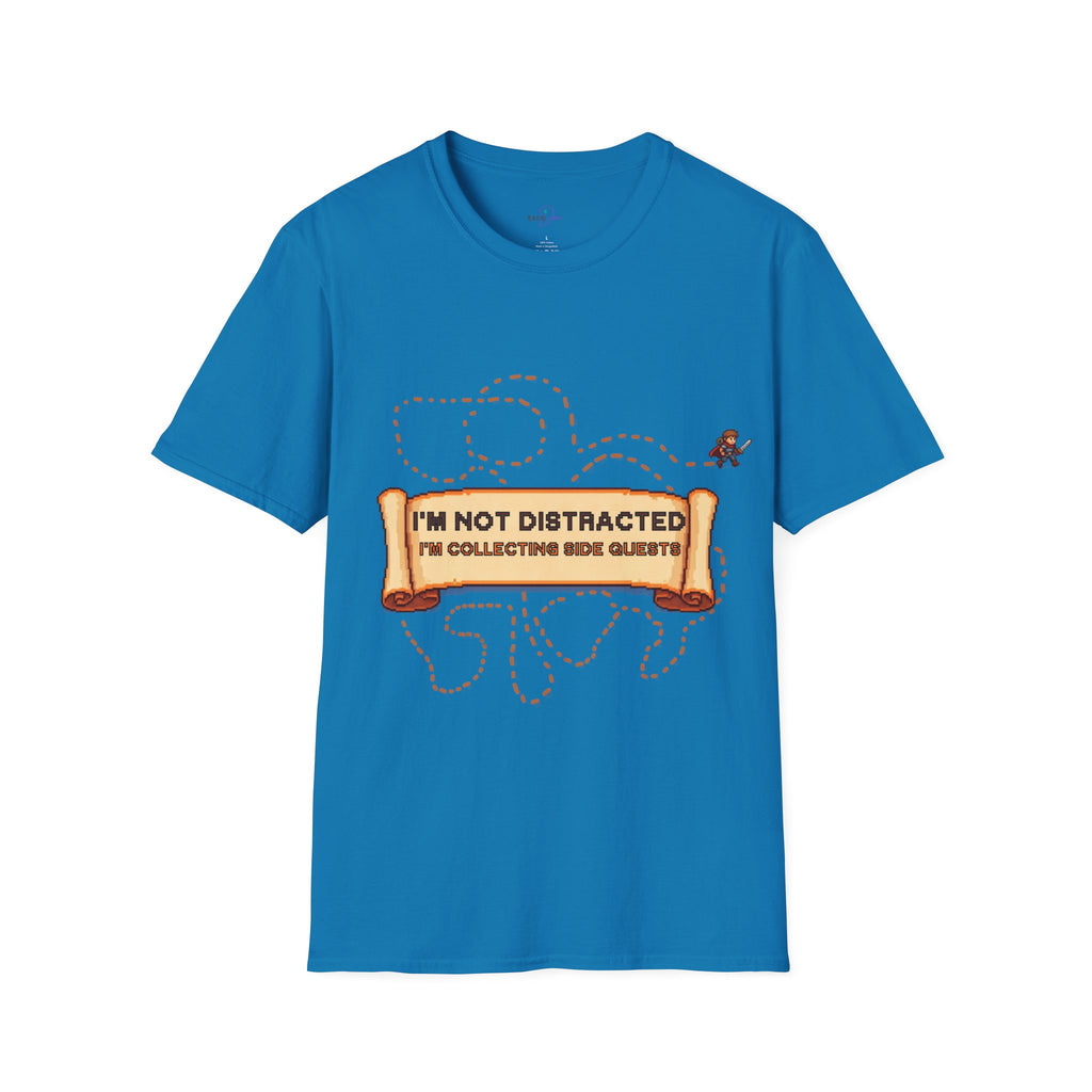 "I'm Not Distracted, I'm Collecting side quests" Adult Graphic Tee