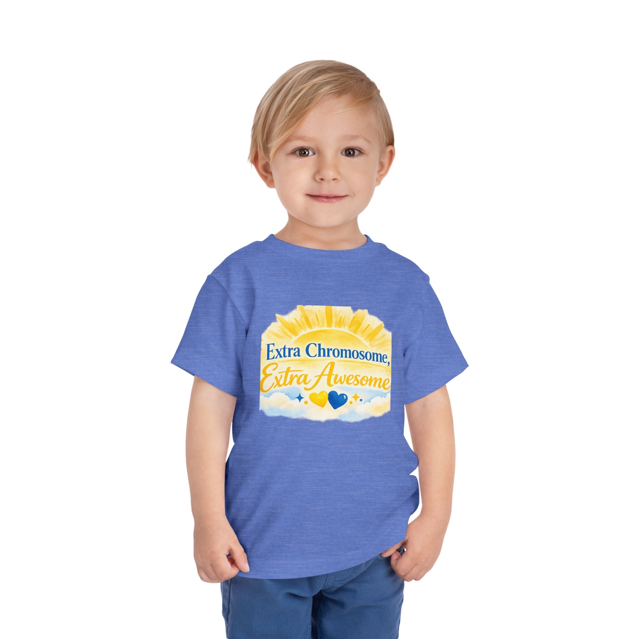 Toddler Short Sleeve Tee Extra Chromosome Extra Awesome
