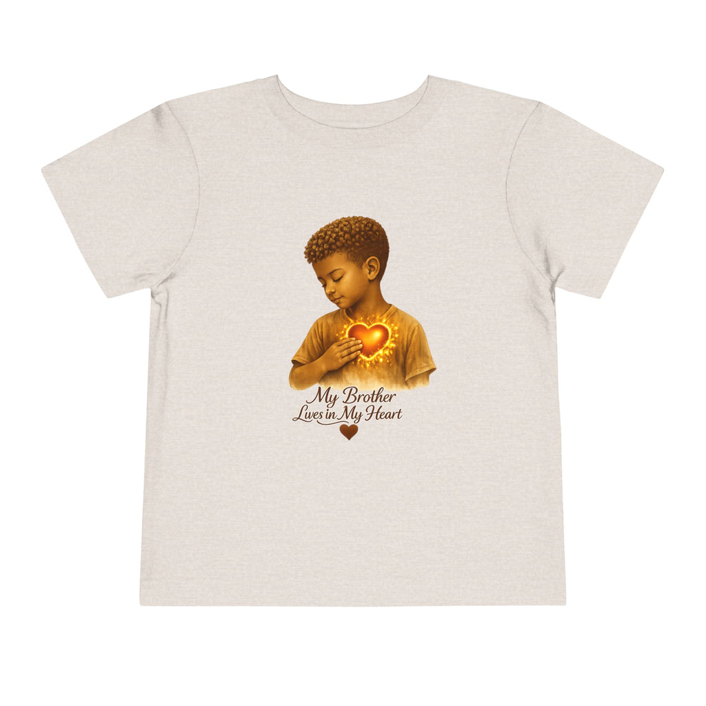 Toddler Tee - "My Brother Lives in My Heart" Remembrance Tee