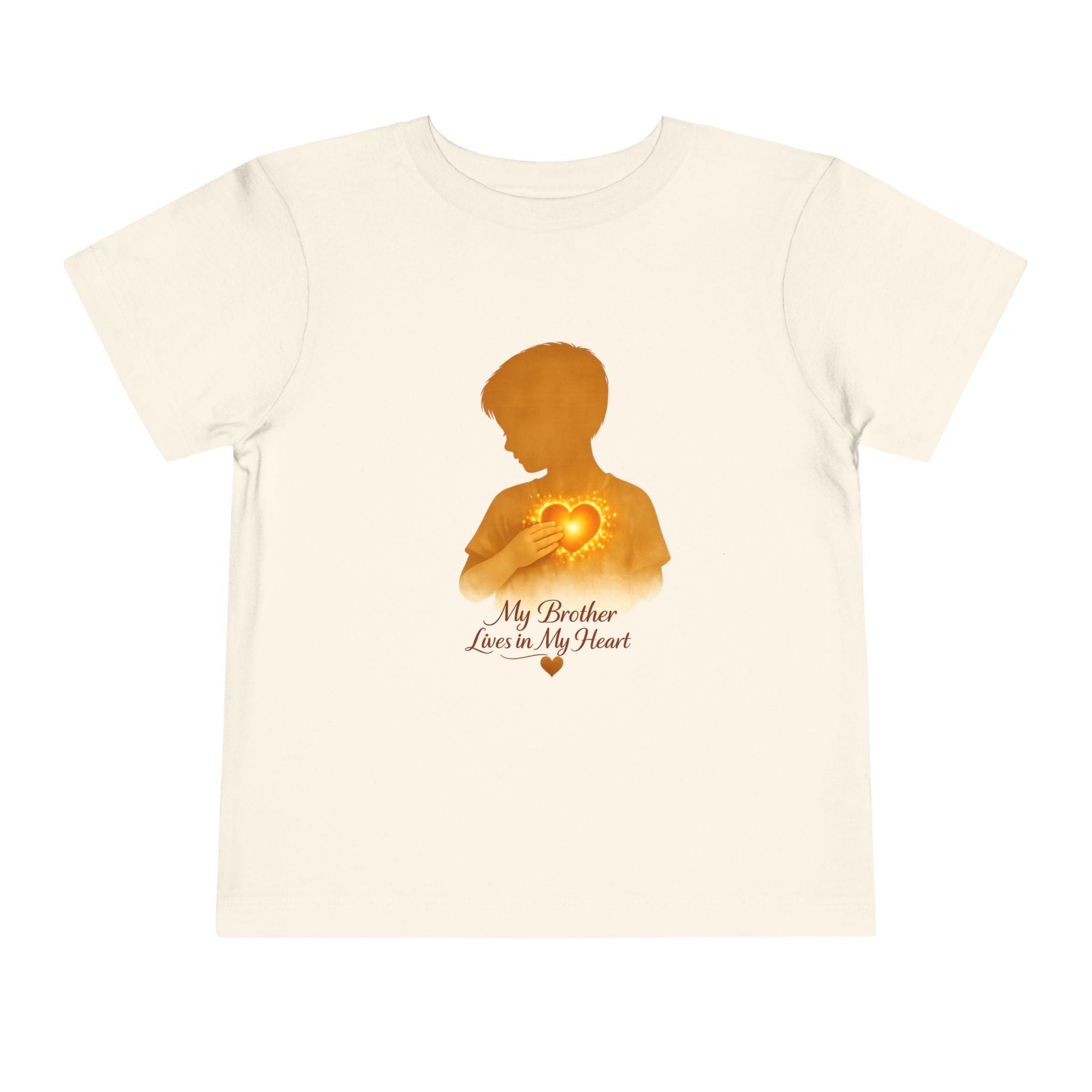 Toddler Tee - My Brother Lives in My Heart  Boy silhouette