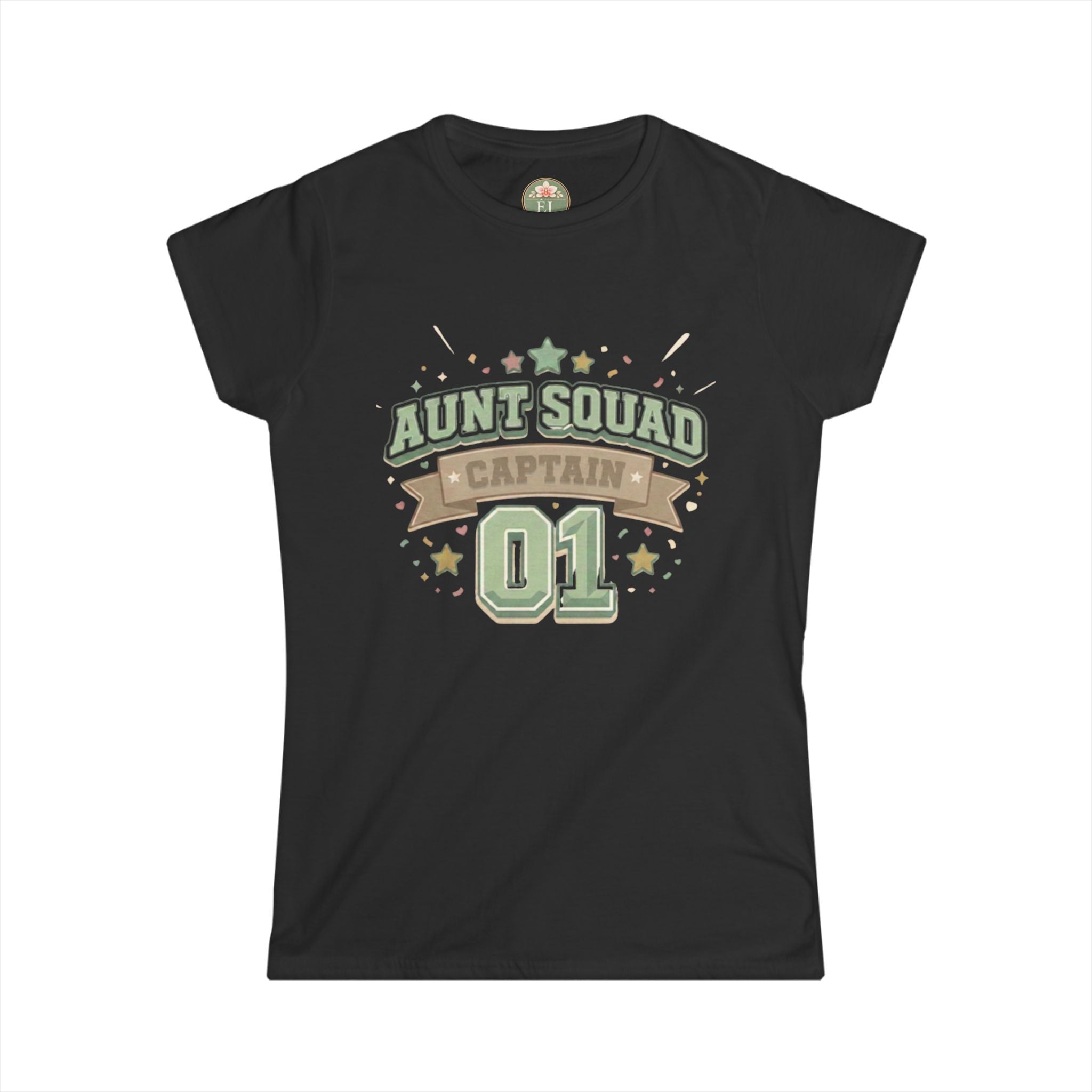 Aunt Squad Captain 01 Tee — Woman's Variation