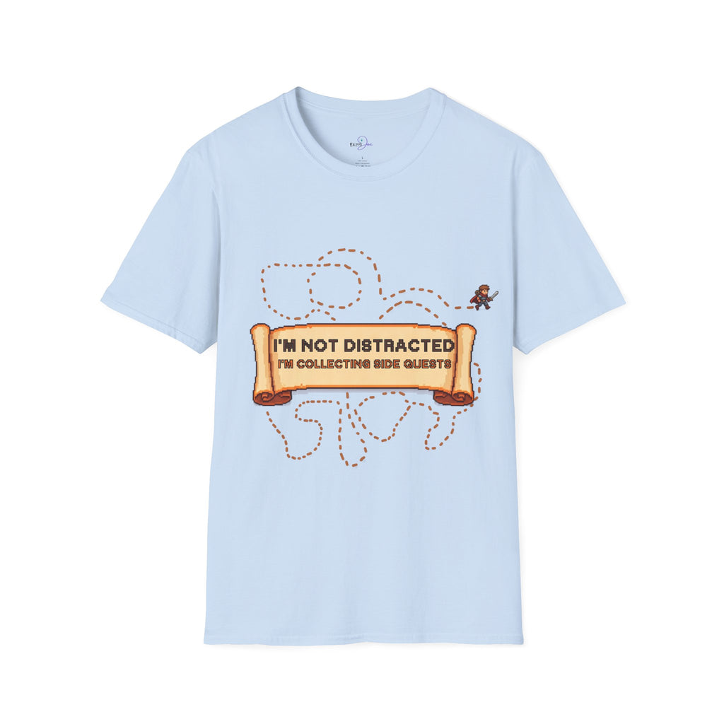"I'm Not Distracted, I'm Collecting side quests" Adult Graphic Tee