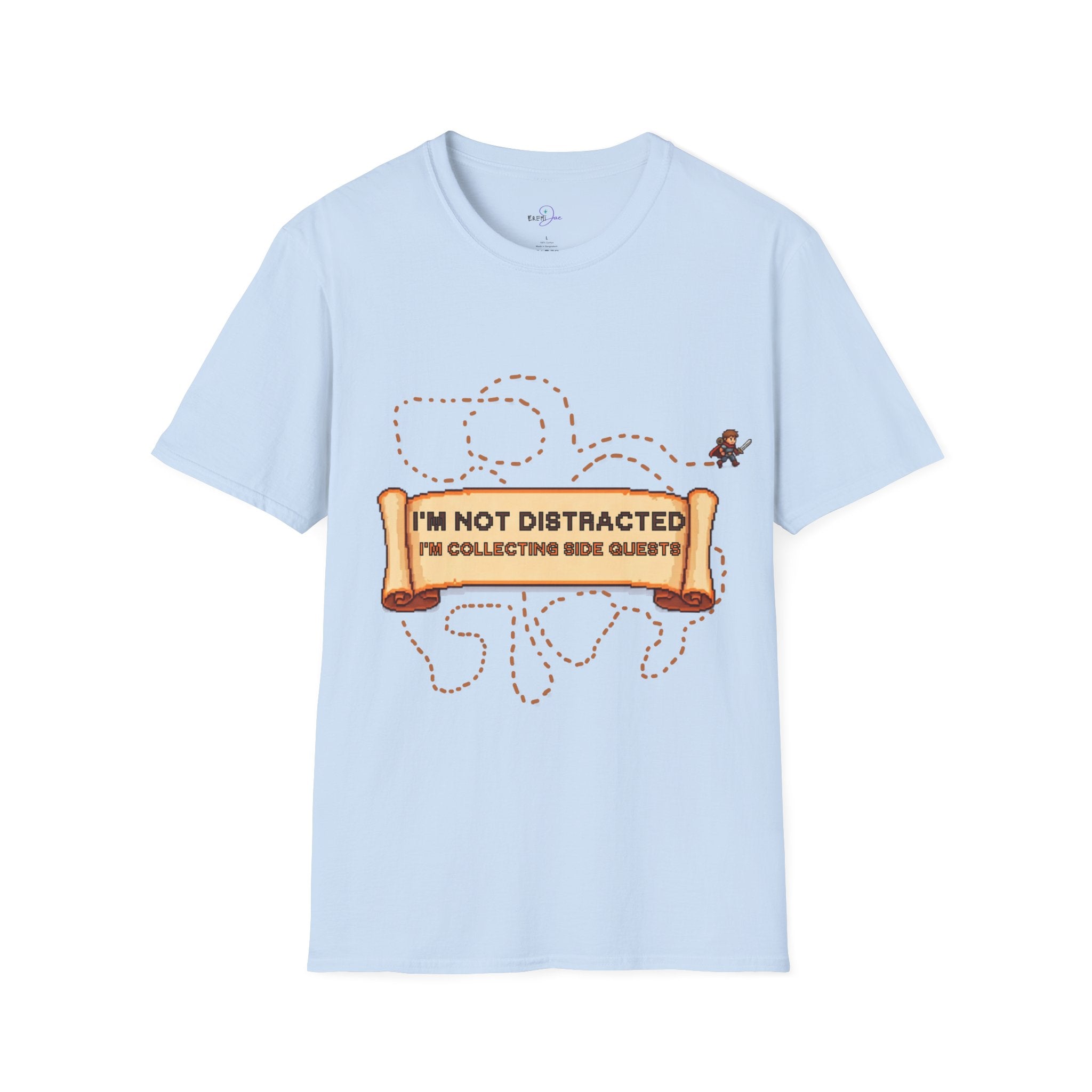 "I'm Not Distracted, I'm Collecting side quests" Adult Graphic Tee