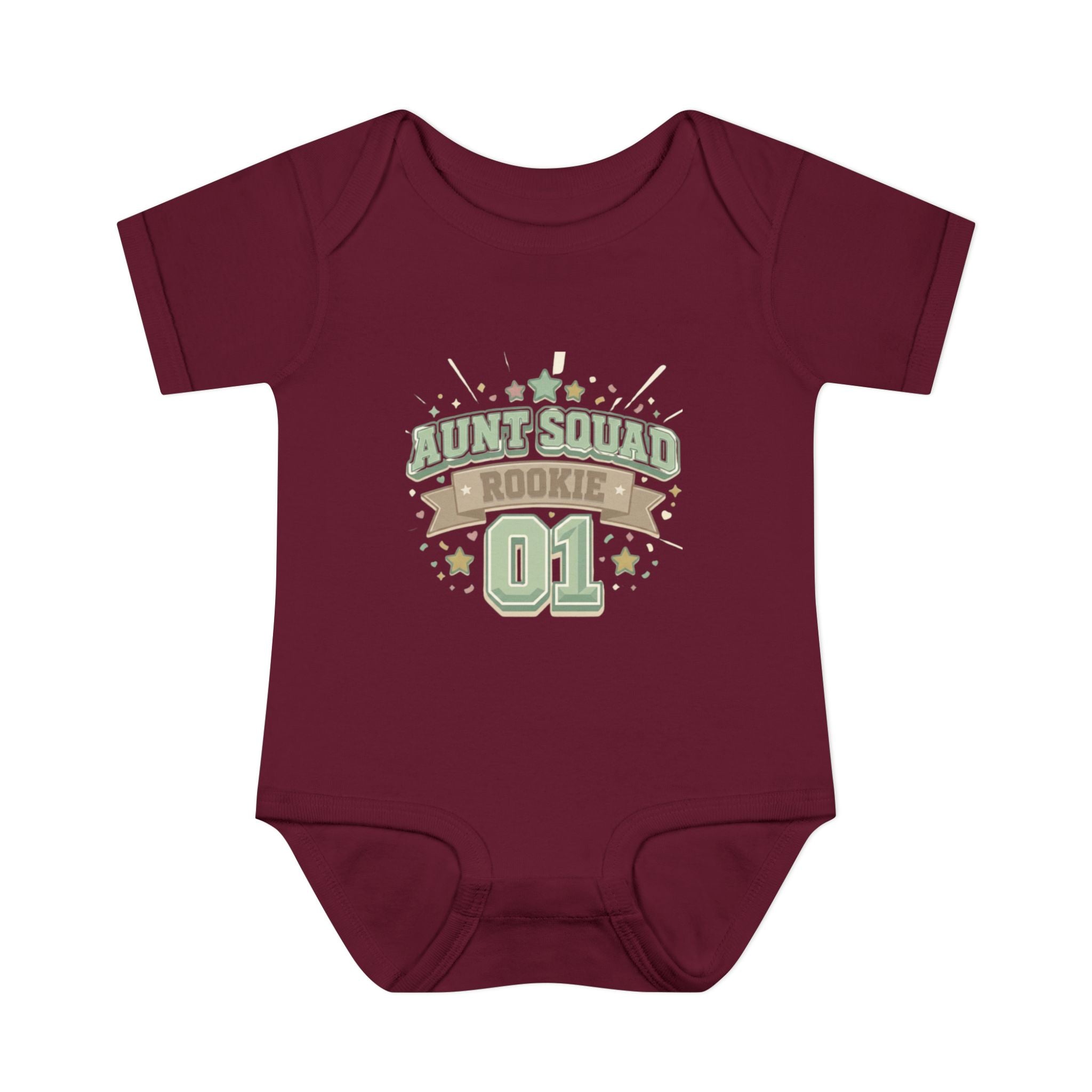 Baby Bodysuit — Aunt Squad Rookie 01 Cute Newborn Onesie