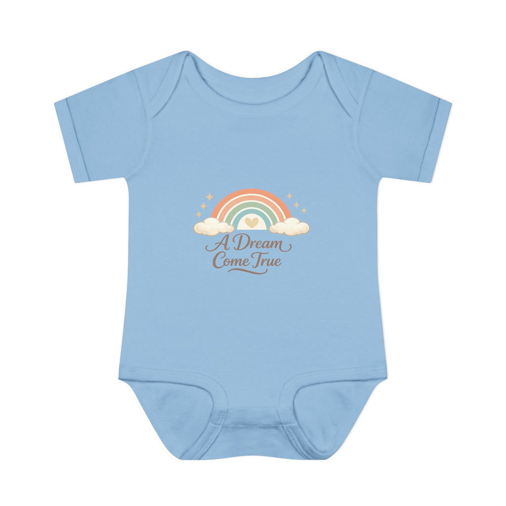Infant Bodysuit "A Dream Come True" Rainbow Newborn Onesie