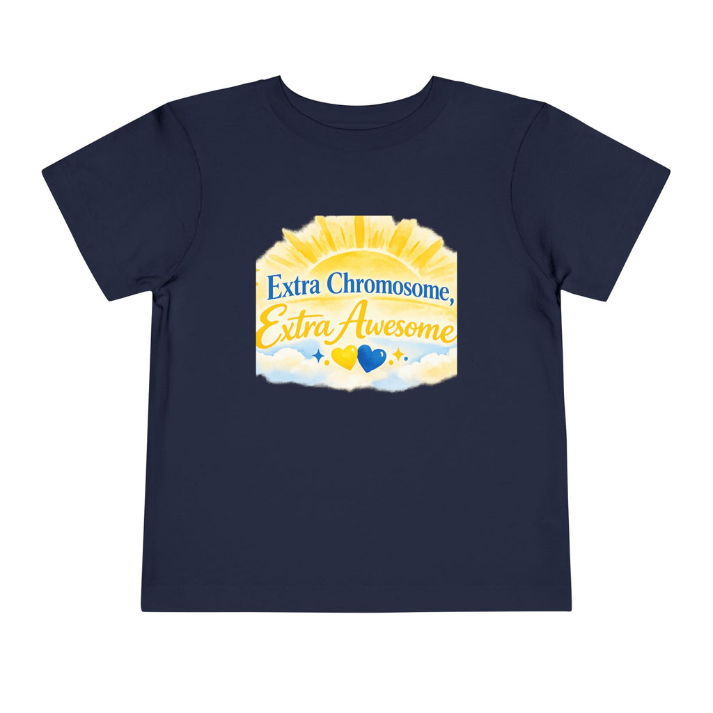 Toddler Short Sleeve Tee Extra Chromosome Extra Awesome