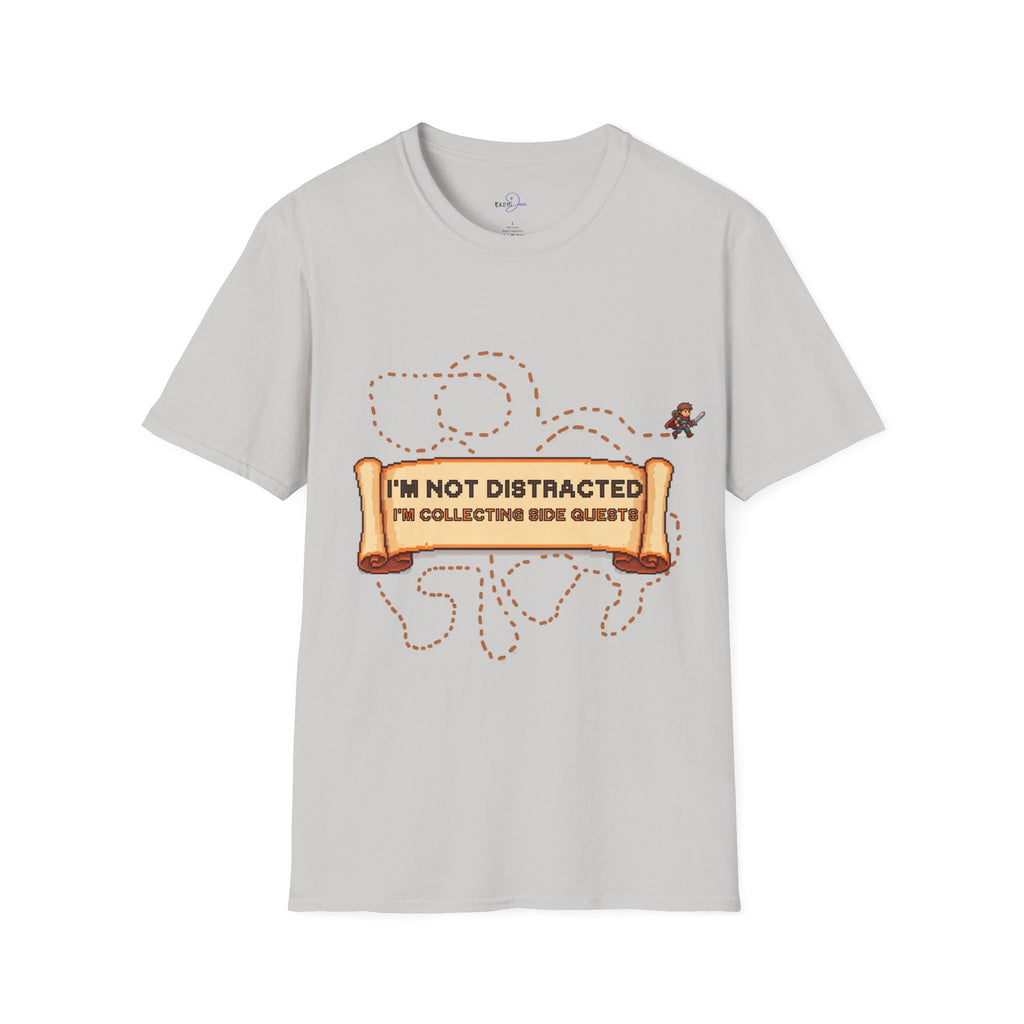 "I'm Not Distracted, I'm Collecting side quests" Adult Graphic Tee