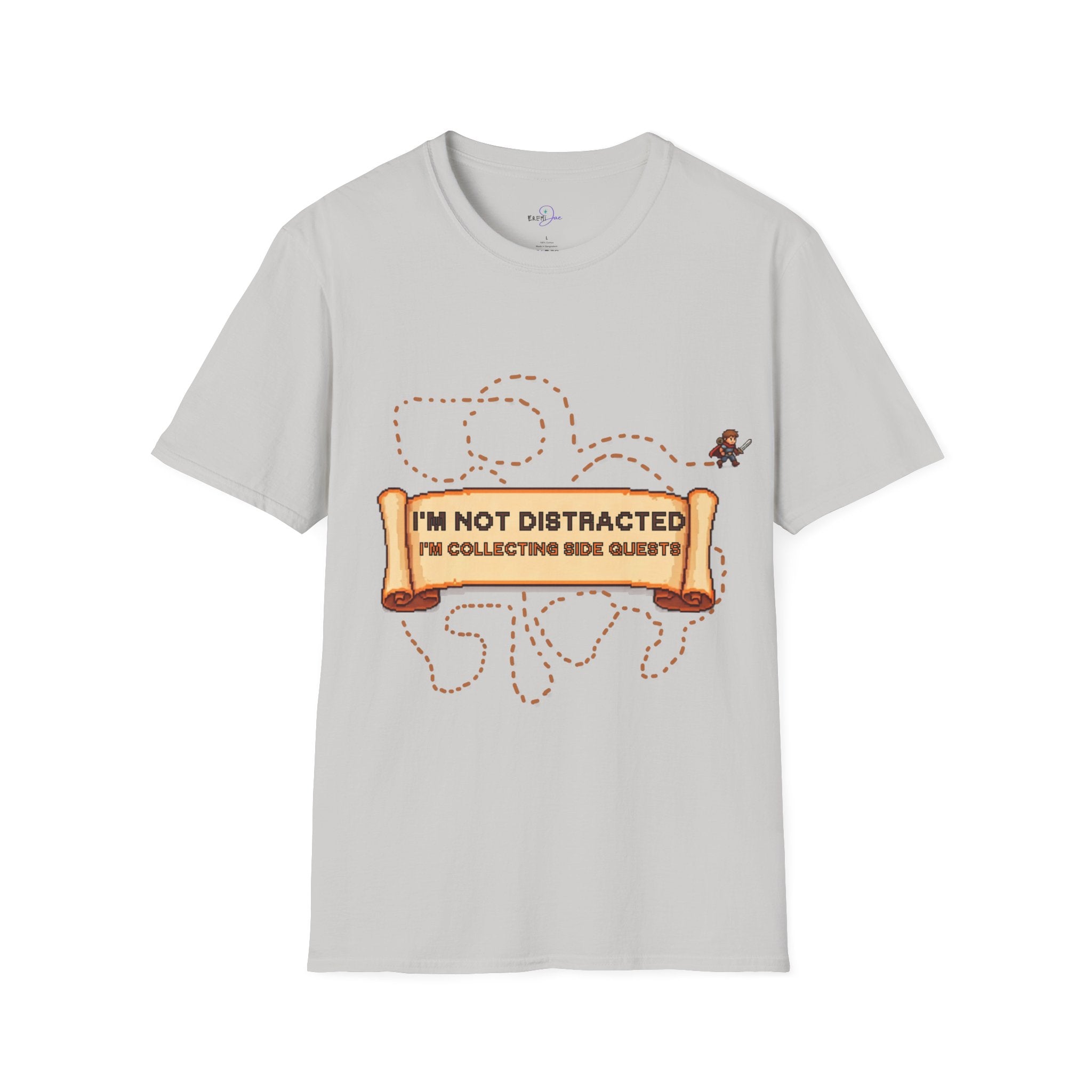 "I'm Not Distracted, I'm Collecting side quests" Adult Graphic Tee