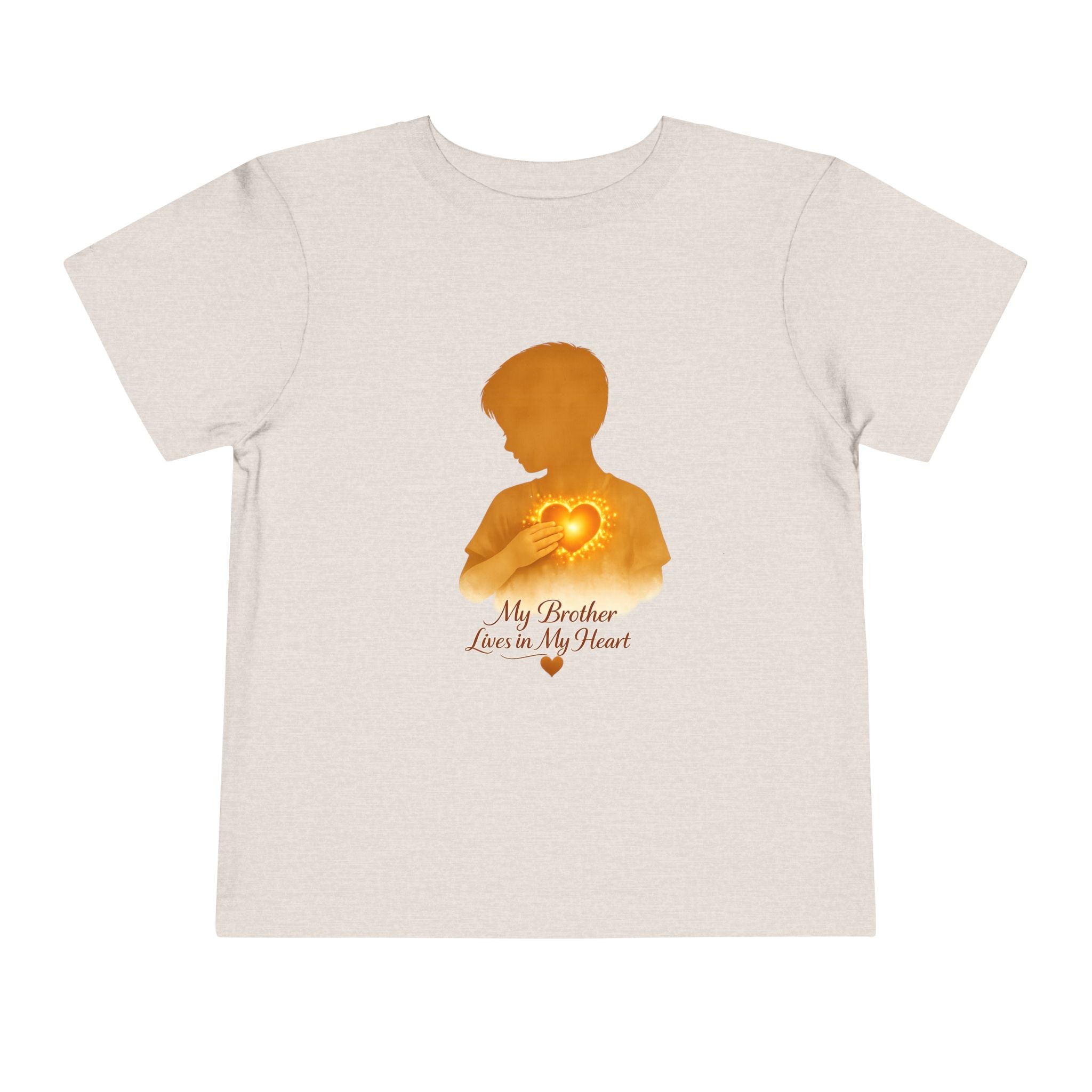 Toddler Tee - My Brother Lives in My Heart  Boy silhouette
