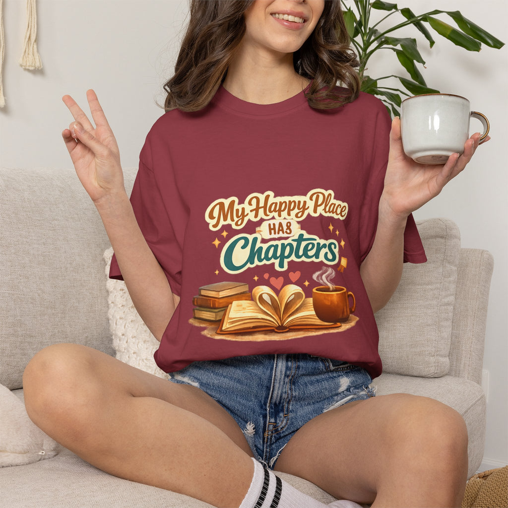 My Happy Place Has Chapters Women's T-Shirt