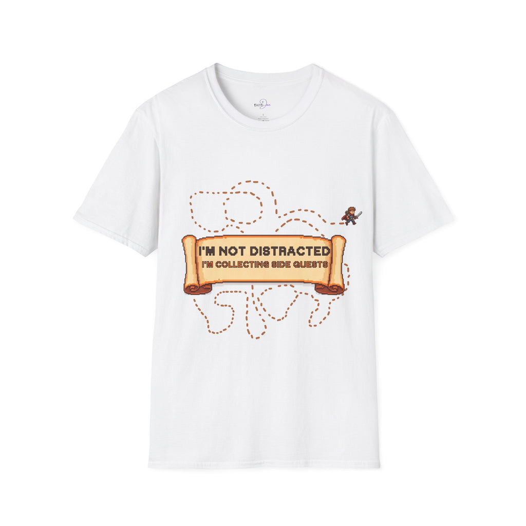"I'm Not Distracted, I'm Collecting side quests" Adult Graphic Tee