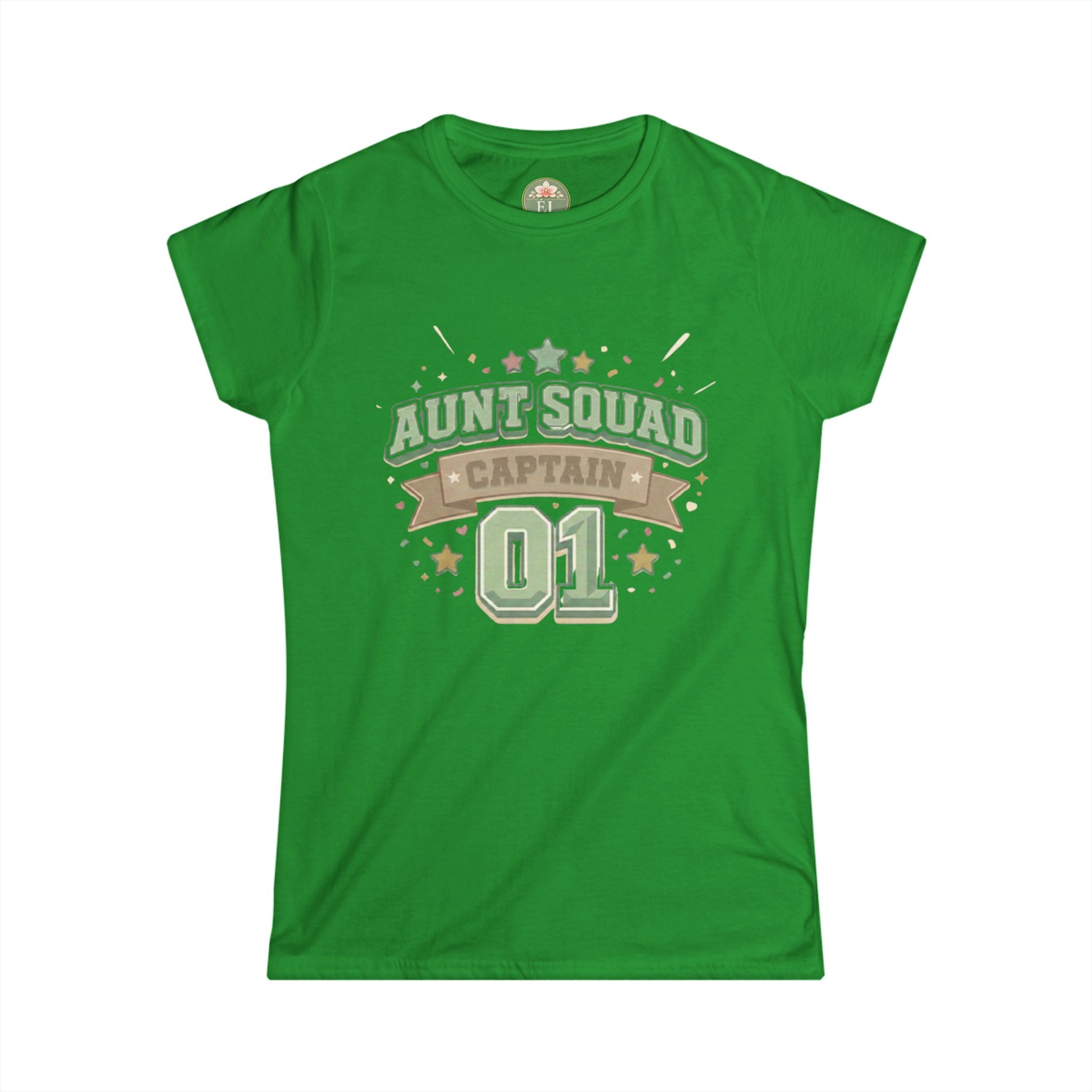 Aunt Squad Captain 01 Tee — Woman's Variation