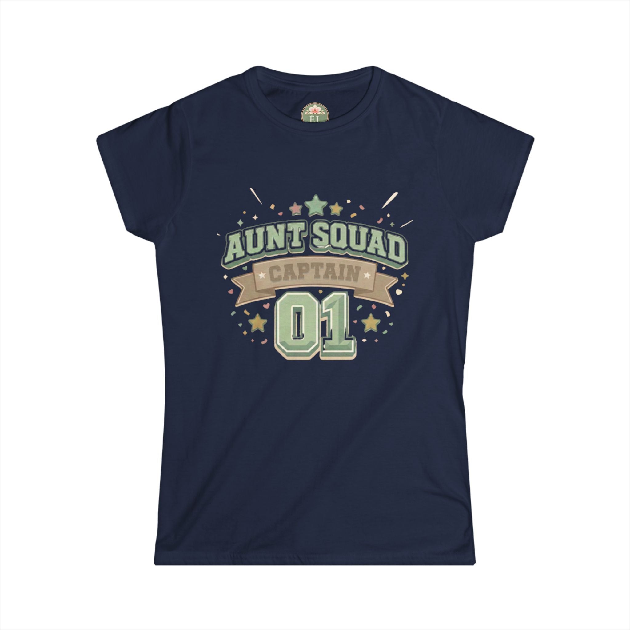 Aunt Squad Captain 01 Tee — Woman's Variation