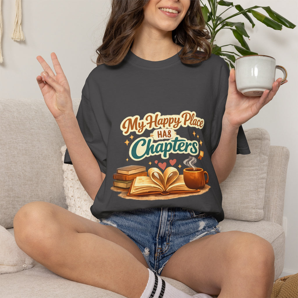 My Happy Place Has Chapters Women's T-Shirt