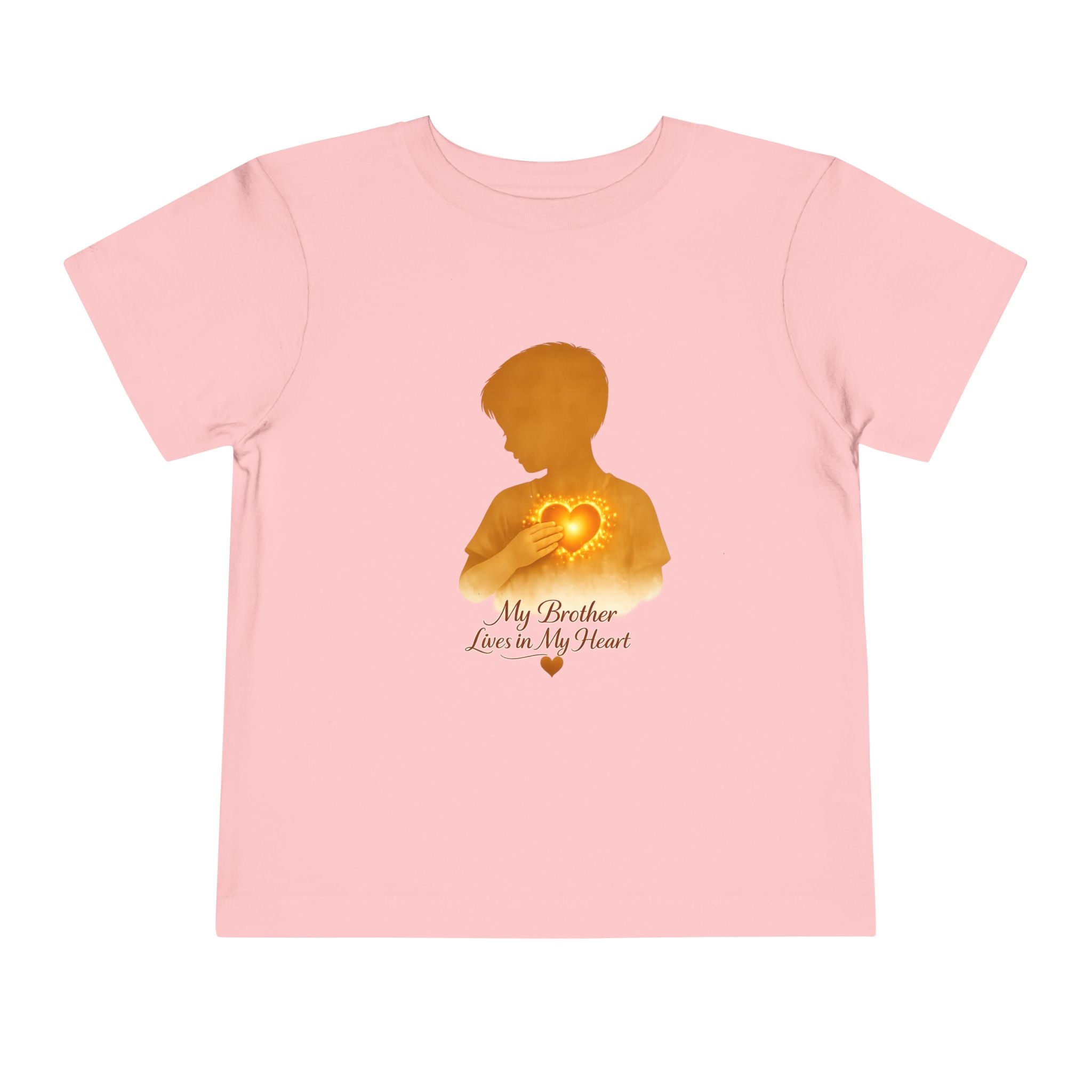 Toddler Tee - My Brother Lives in My Heart  Boy silhouette
