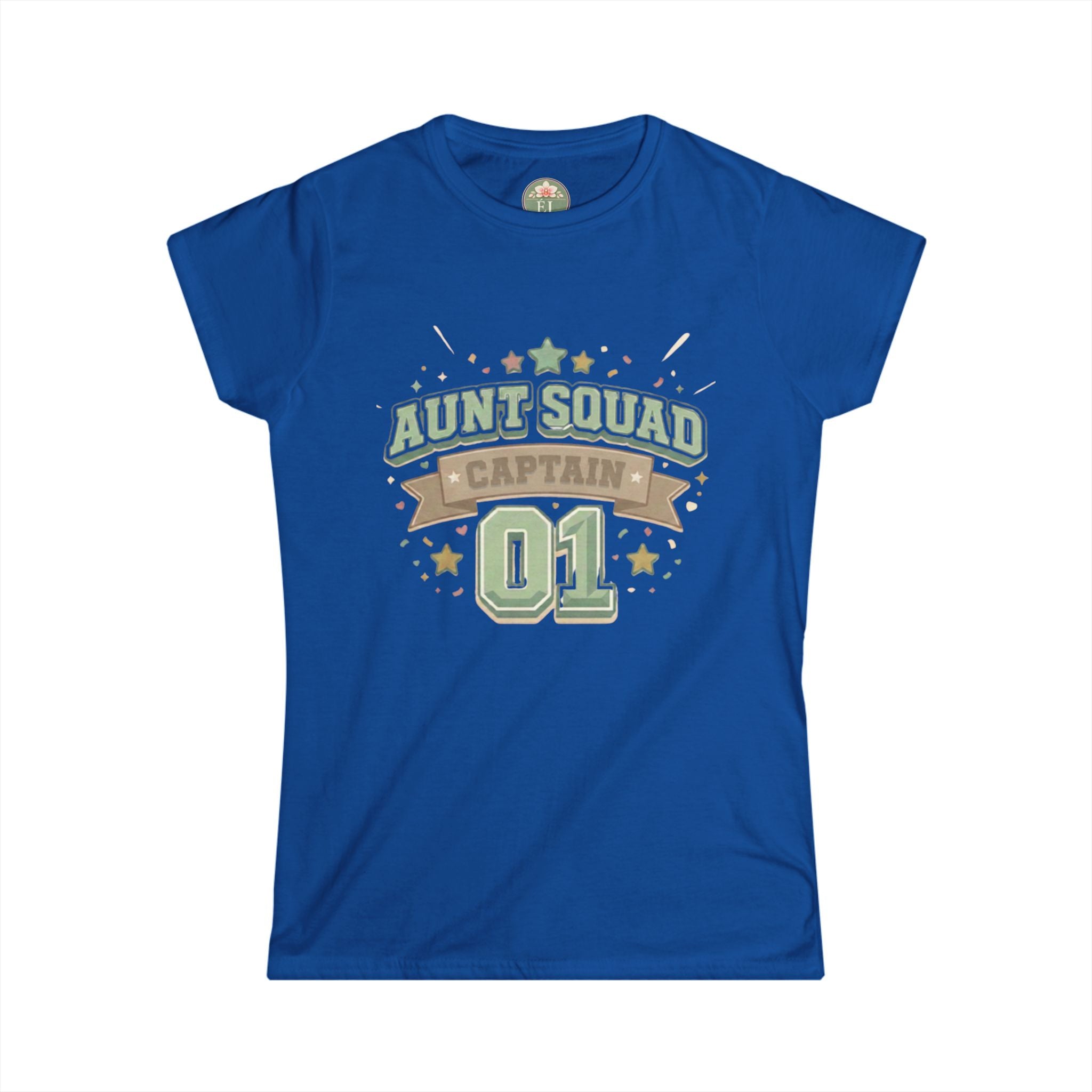 Aunt Squad Captain 01 Tee — Woman's Variation
