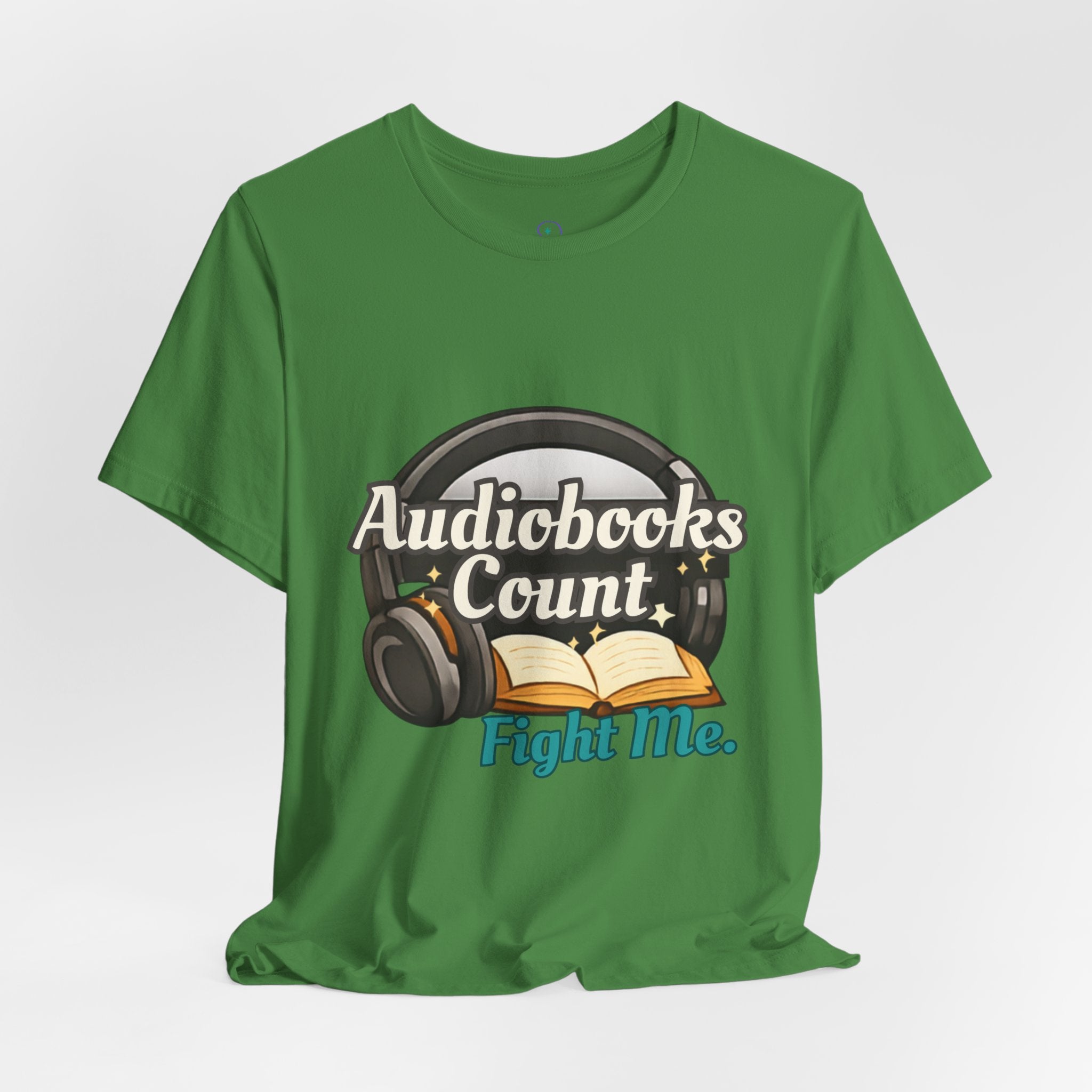 Audiobooks Count T‑Shirt — "Audiobooks Count. Fight Me." Graphic Tee for Book Lovers