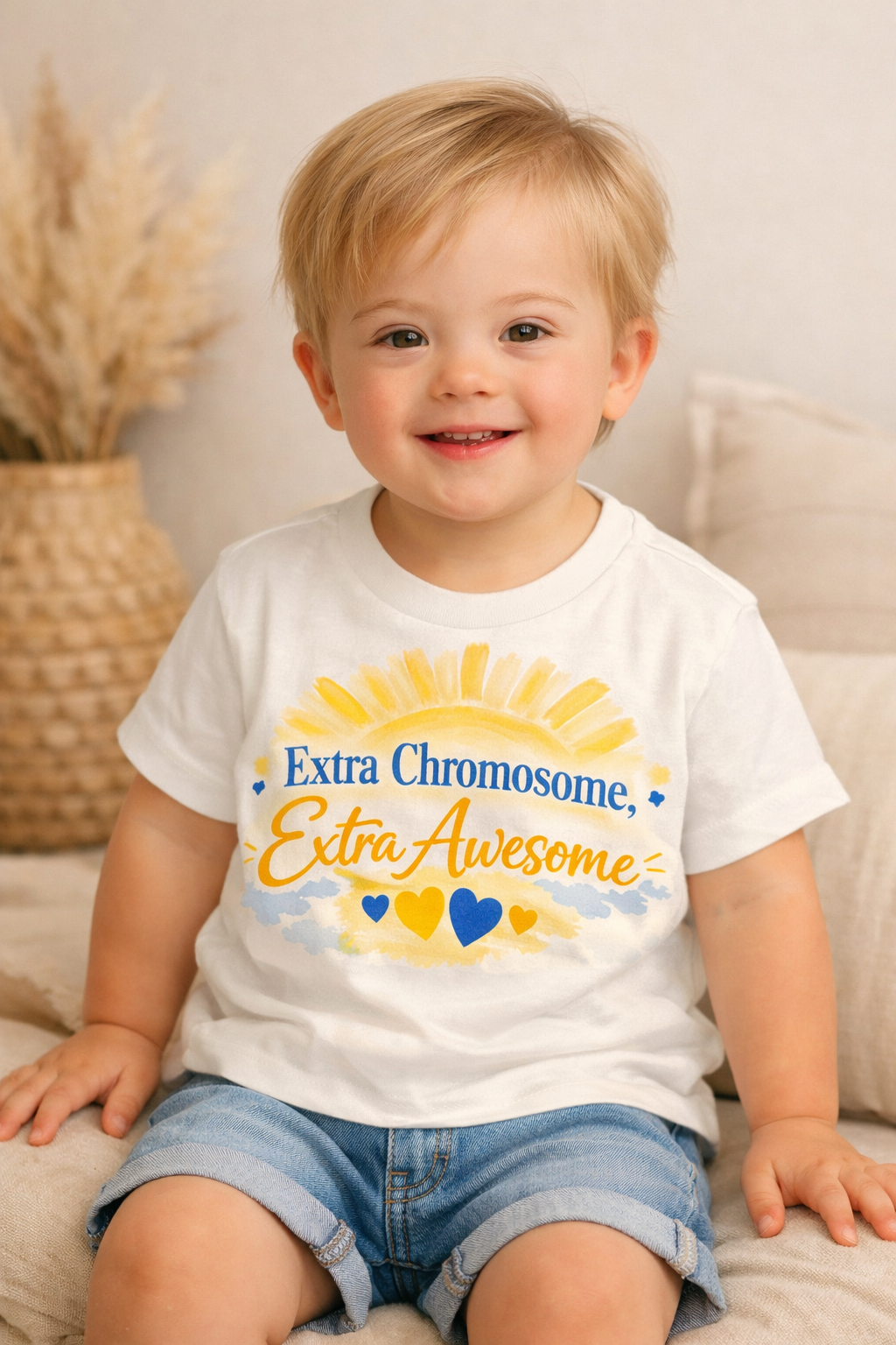 Toddler Short Sleeve Tee Extra Chromosome Extra Awesome