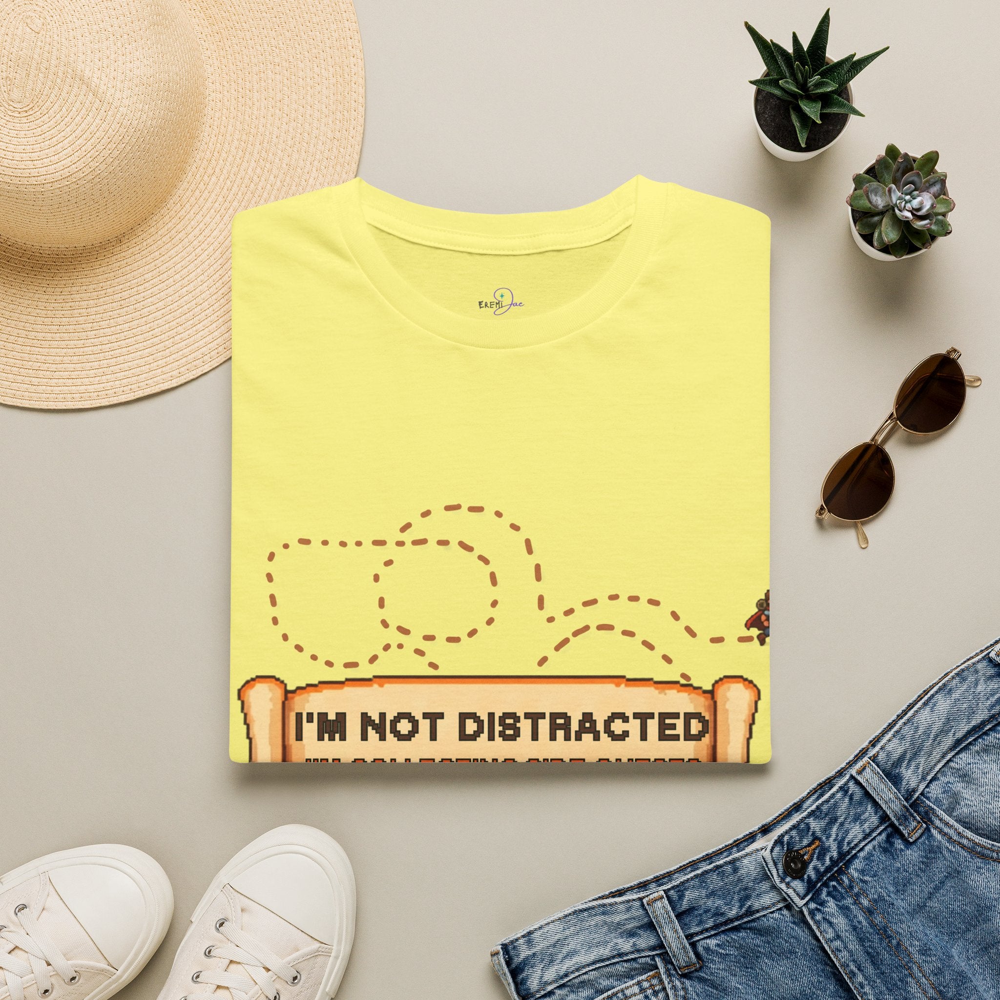 "I'm Not Distracted, I'm Collecting side quests" Adult Graphic Tee