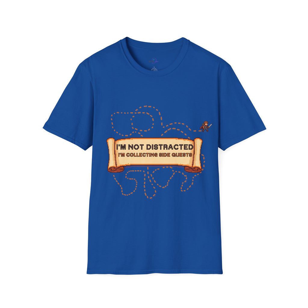 "I'm Not Distracted, I'm Collecting side quests" Adult Graphic Tee