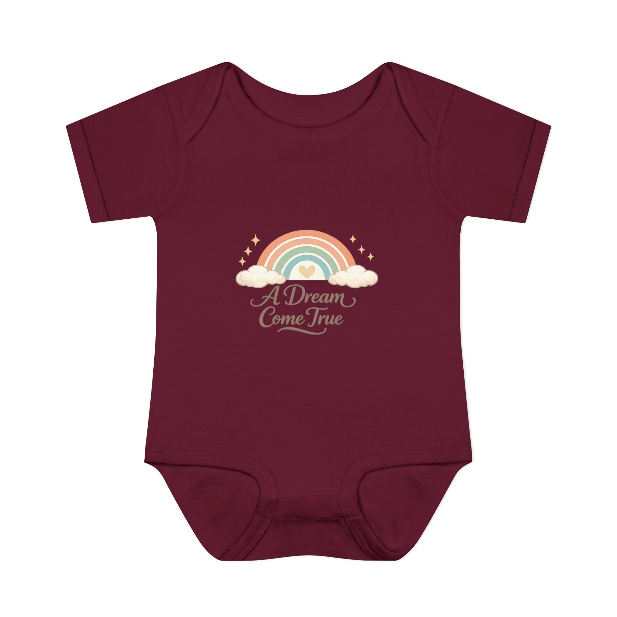 Infant Bodysuit "A Dream Come True" Rainbow Newborn Onesie