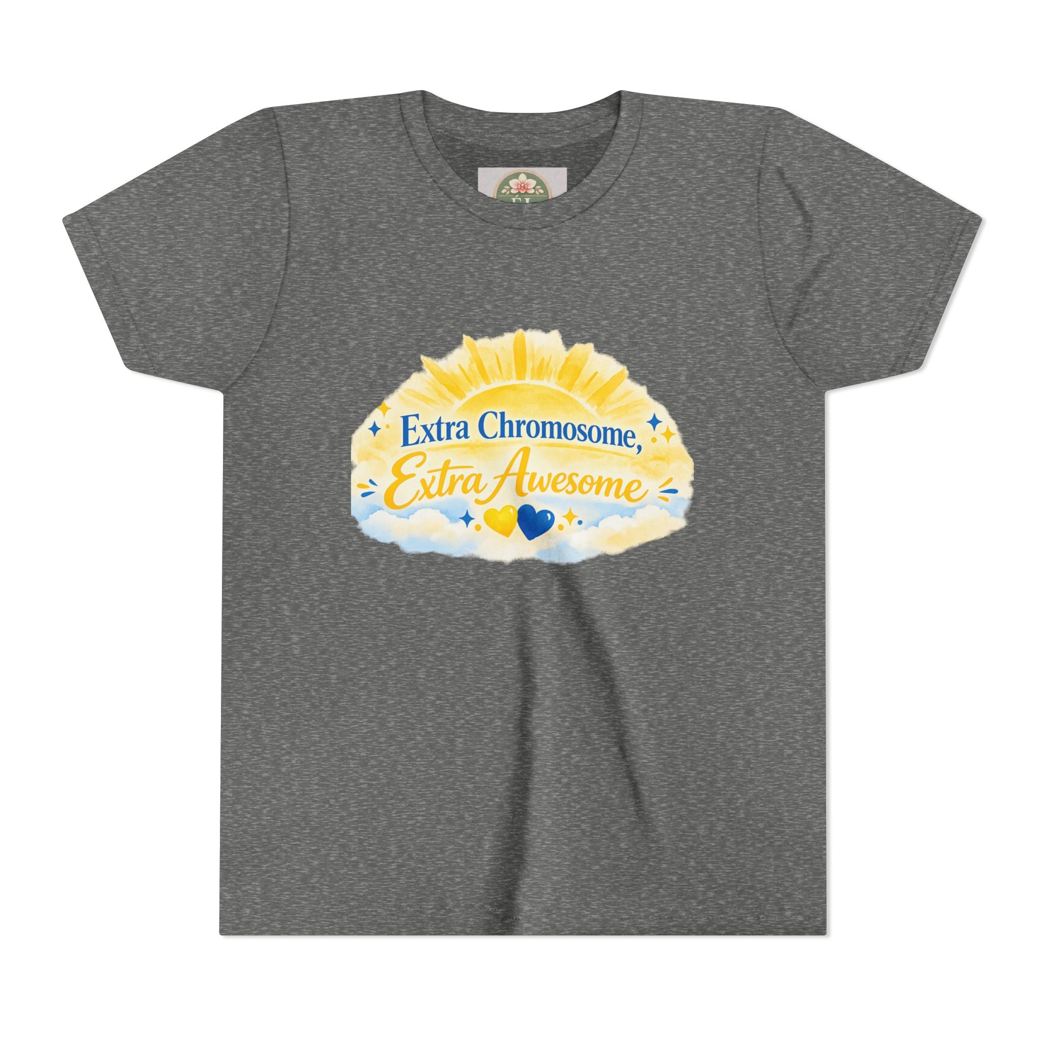 Youth Tee - "Extra Chromosome, Extra Awesome"  Down Syndrome Awareness Shirt