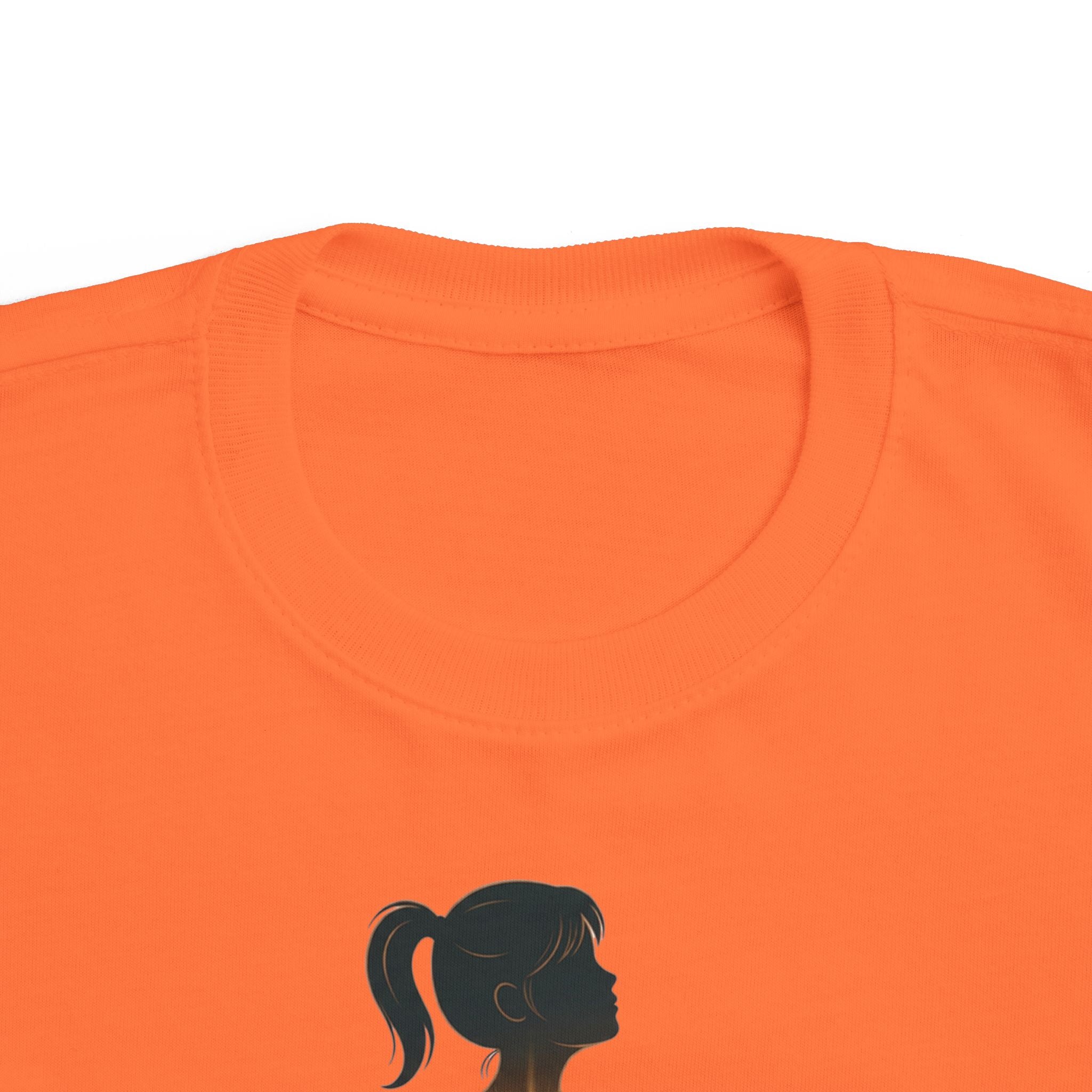 My Brother Lives in my Heart Toddler Tee |Dark Silhouette Girl Glowing Heart