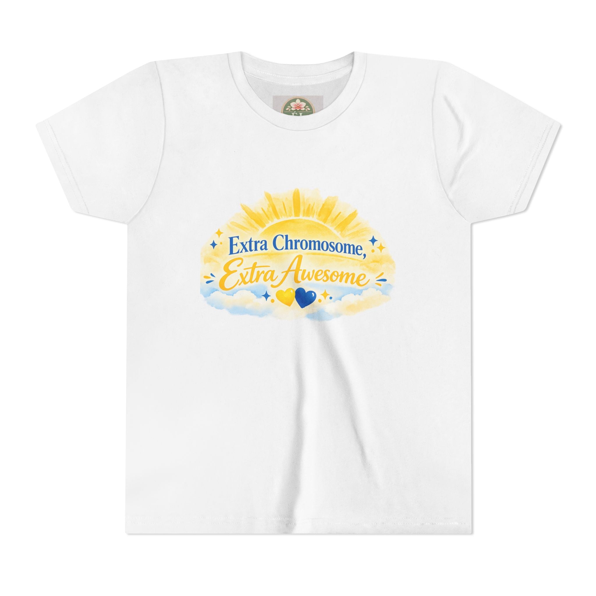 Youth Tee - "Extra Chromosome, Extra Awesome"  Down Syndrome Awareness Shirt
