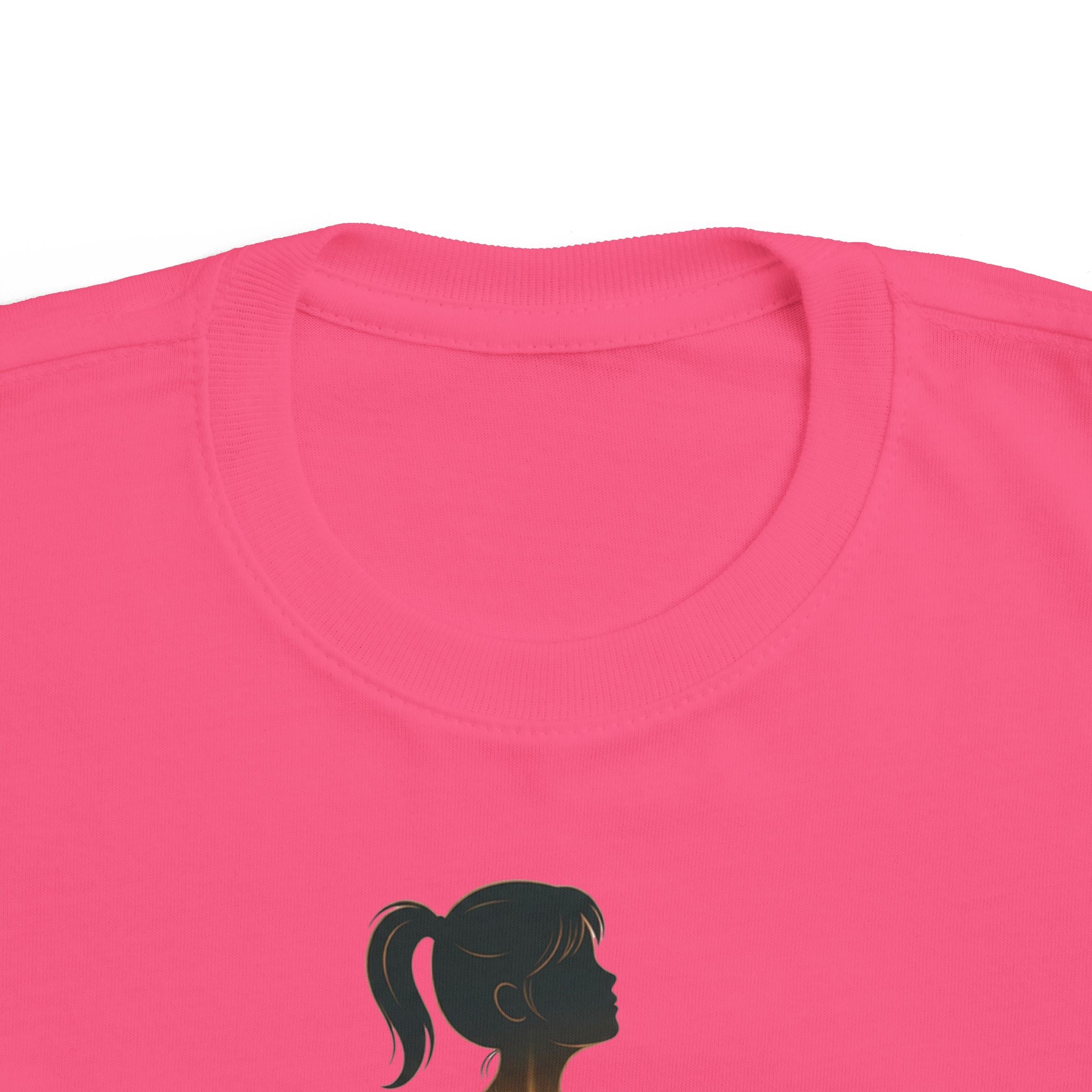 My Brother Lives in my Heart Toddler Tee |Dark Silhouette Girl Glowing Heart