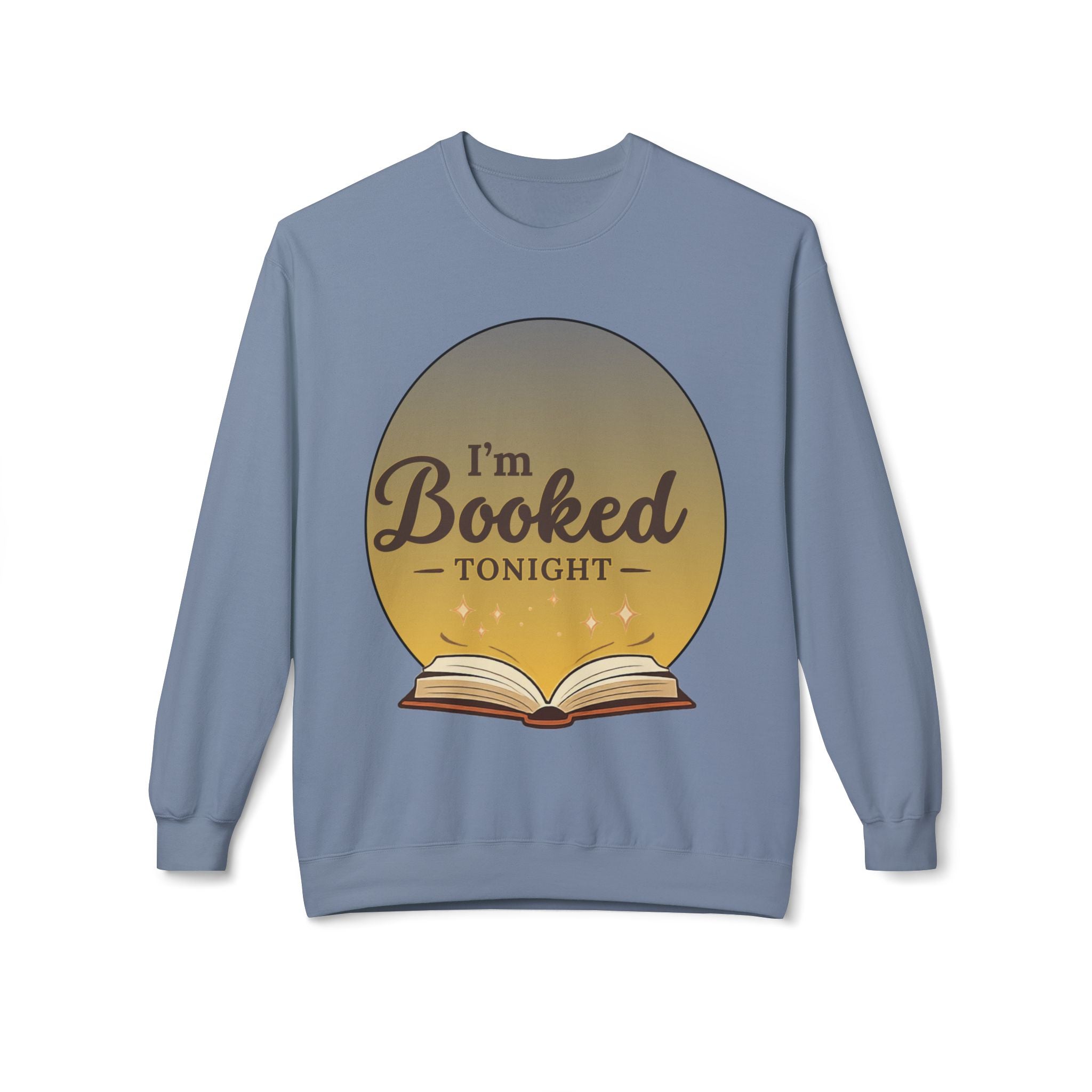 Sweatshirt — I'm Booked Tonight Cozy Reading Crewneck