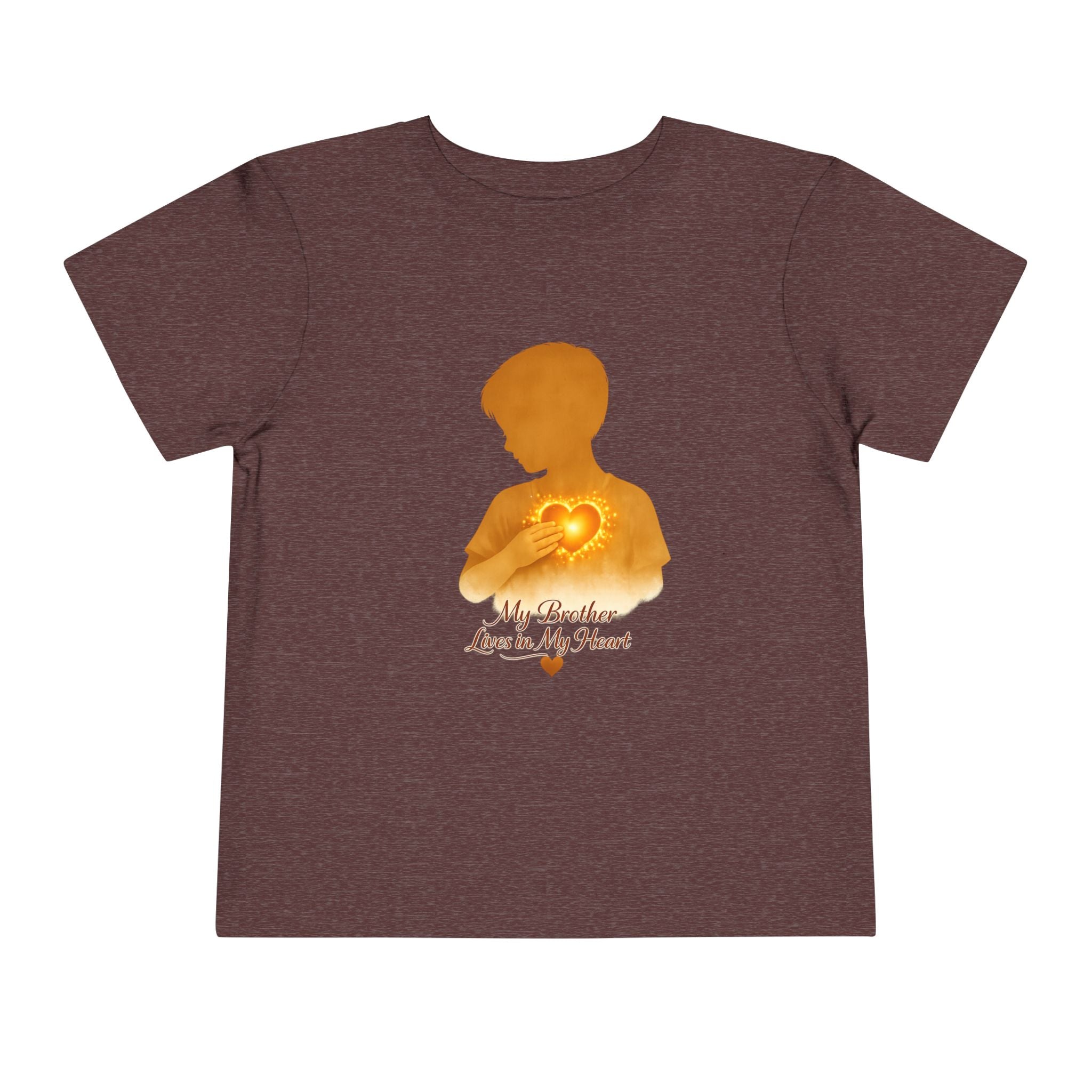Toddler Tee - My Brother Lives in My Heart  Boy silhouette