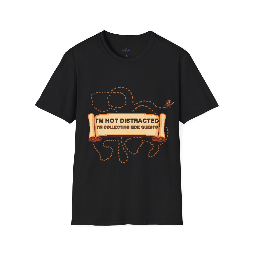 "I'm Not Distracted, I'm Collecting side quests" Adult Graphic Tee