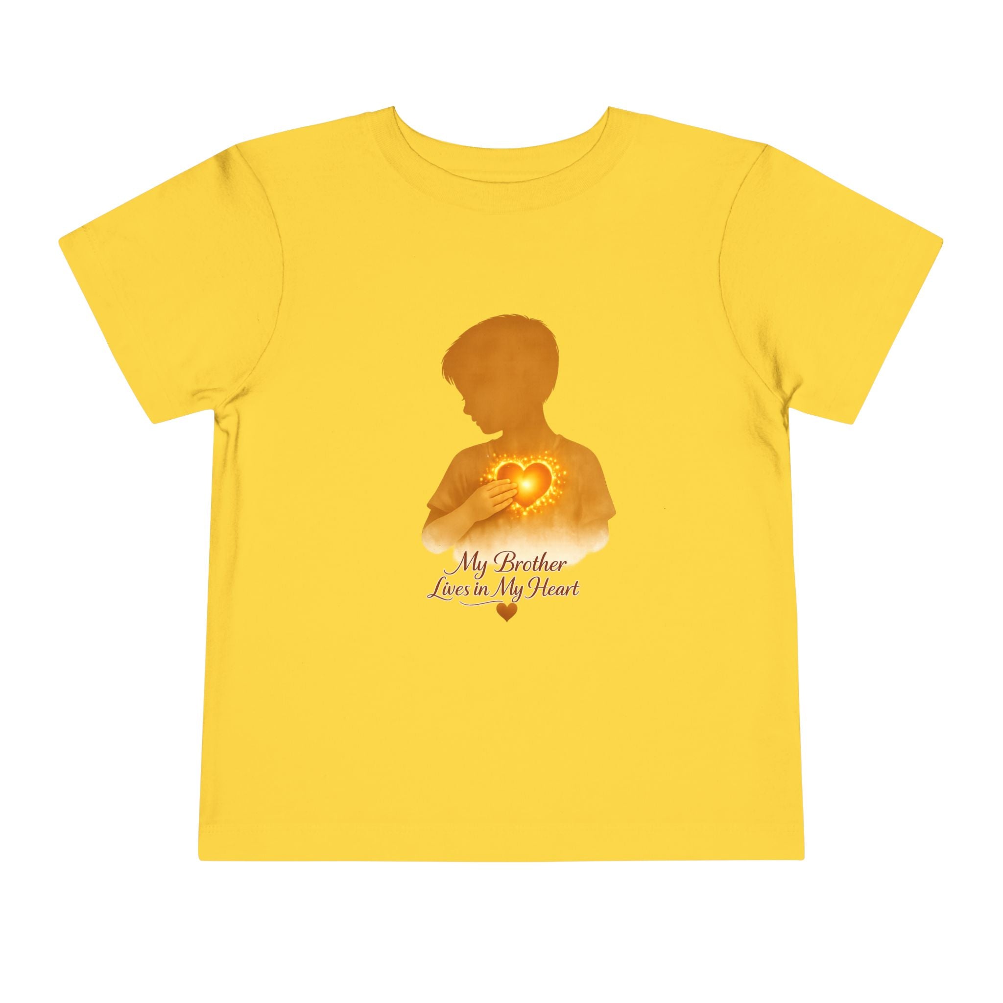 Toddler Tee - My Brother Lives in My Heart  Boy silhouette