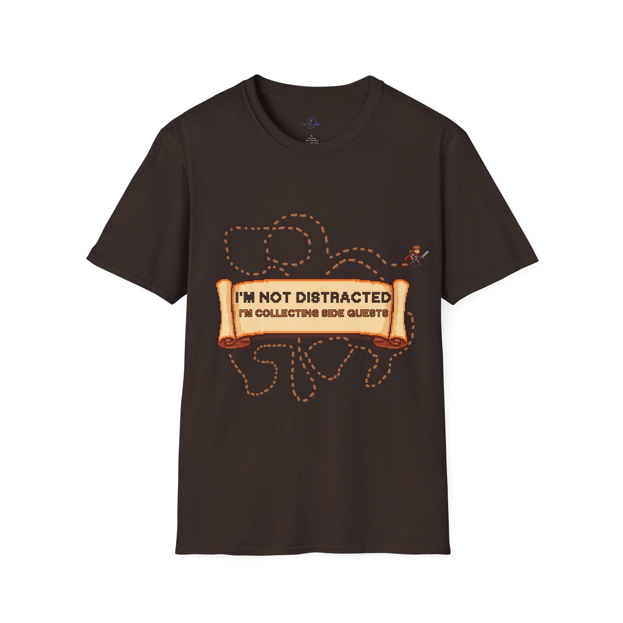 "I'm Not Distracted, I'm Collecting side quests" Adult Graphic Tee
