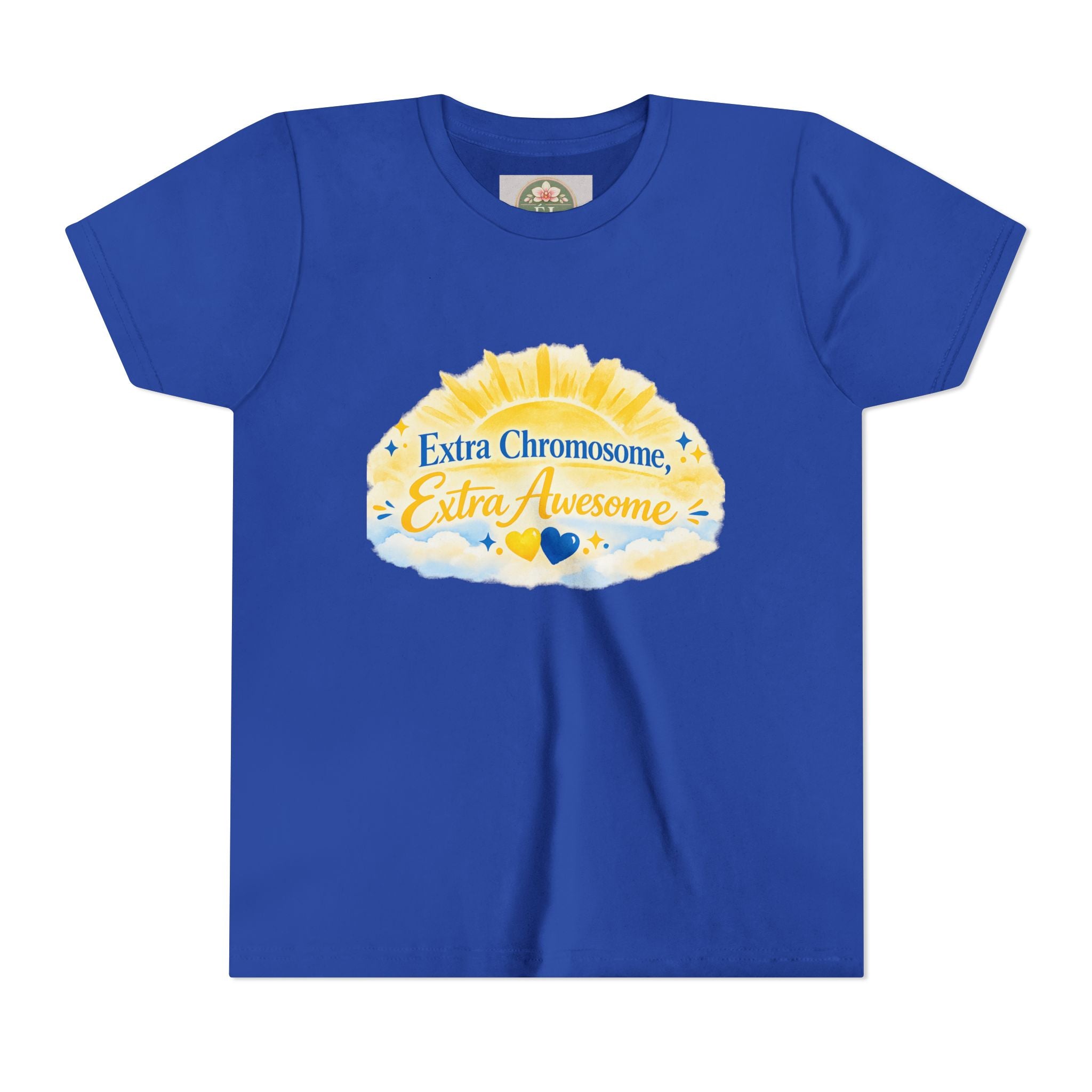 Youth Tee - "Extra Chromosome, Extra Awesome"  Down Syndrome Awareness Shirt