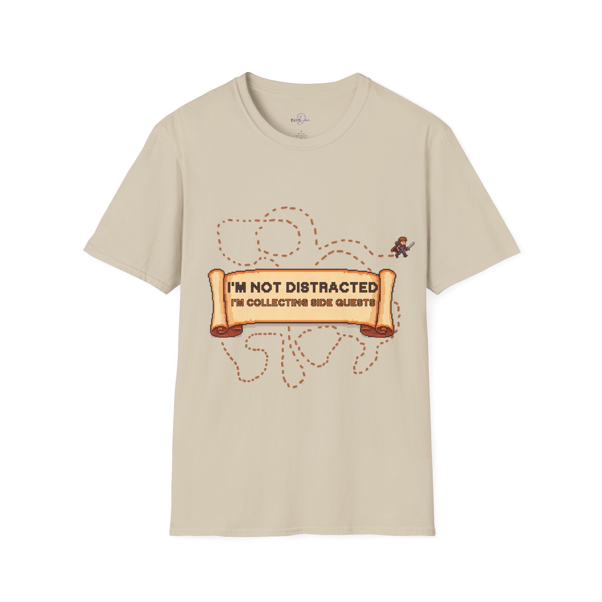 "I'm Not Distracted, I'm Collecting side quests" Adult Graphic Tee