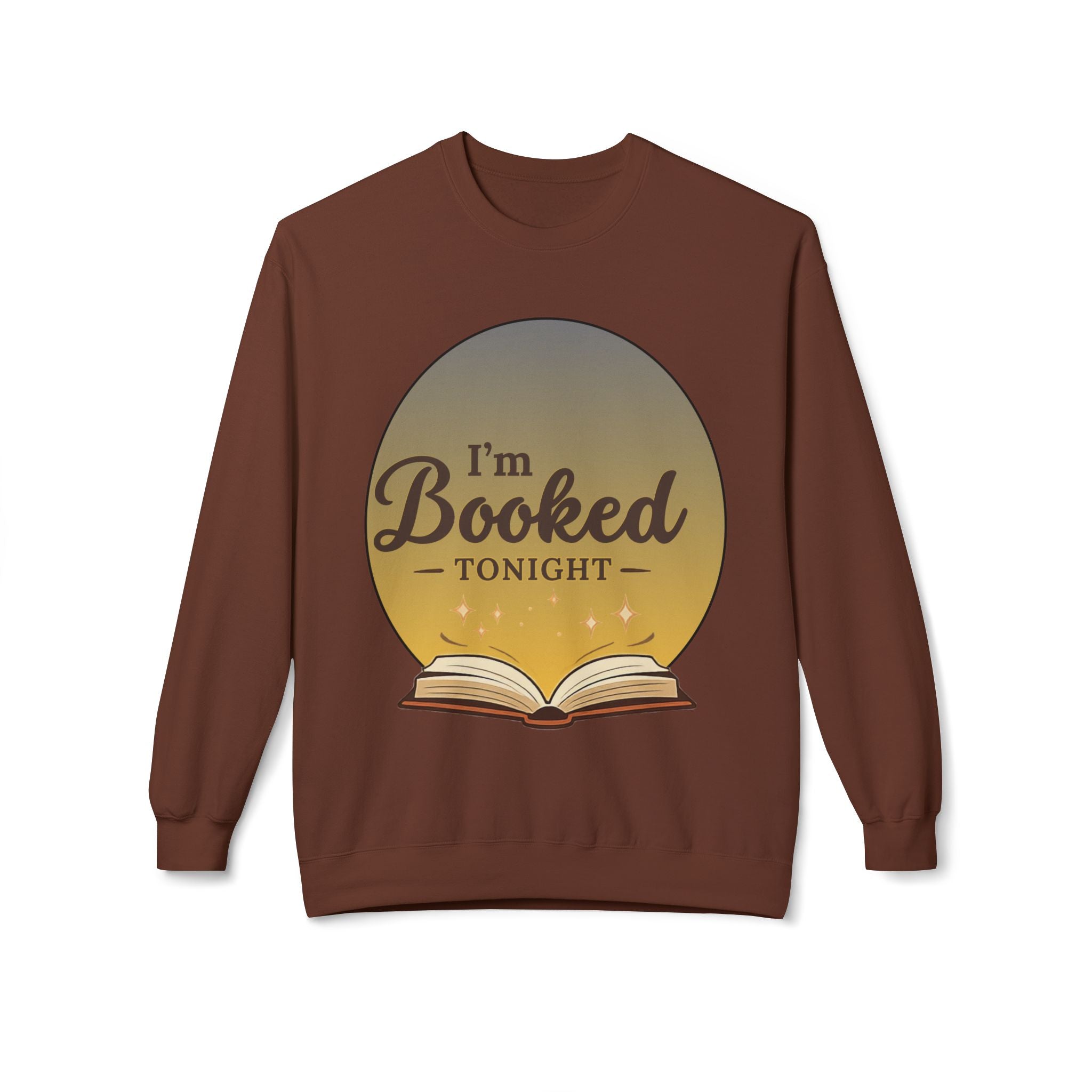 Sweatshirt — I'm Booked Tonight Cozy Reading Crewneck
