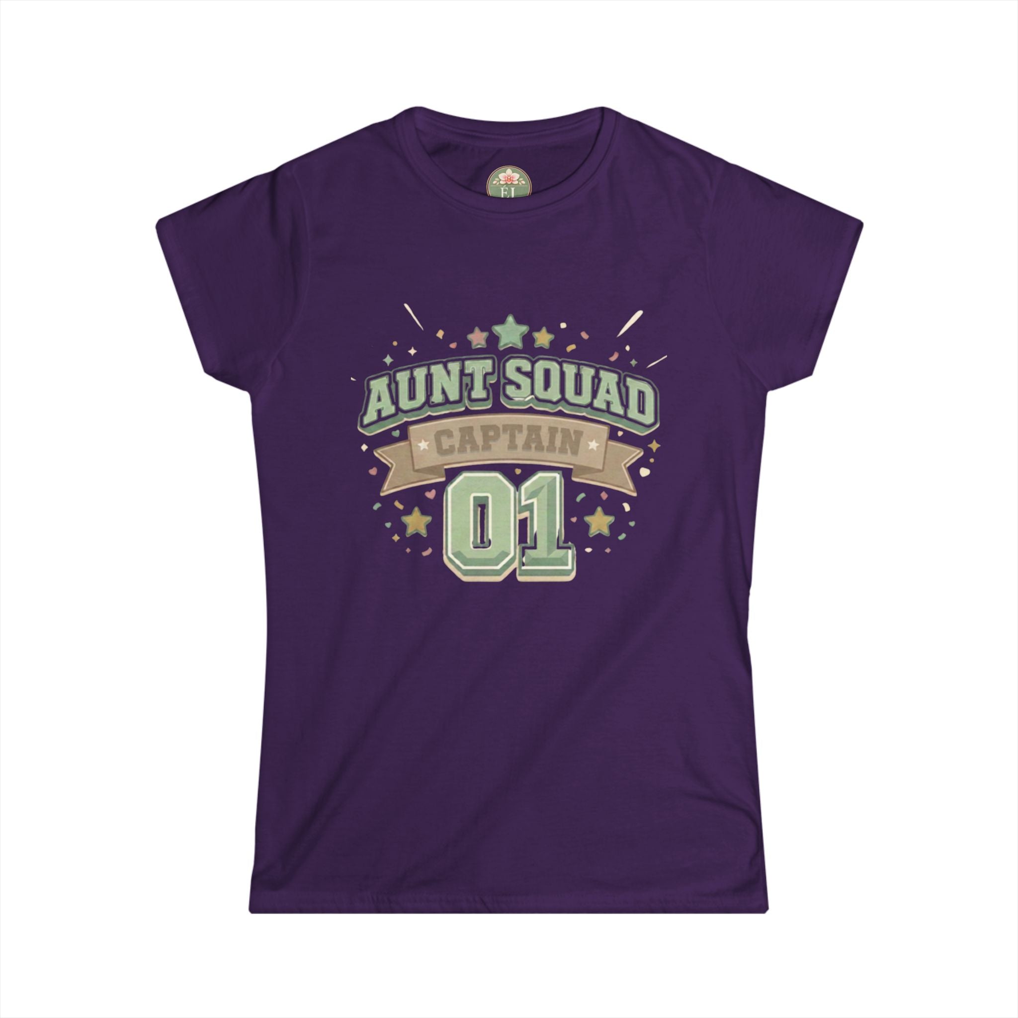 Aunt Squad Captain 01 Tee — Woman's Variation