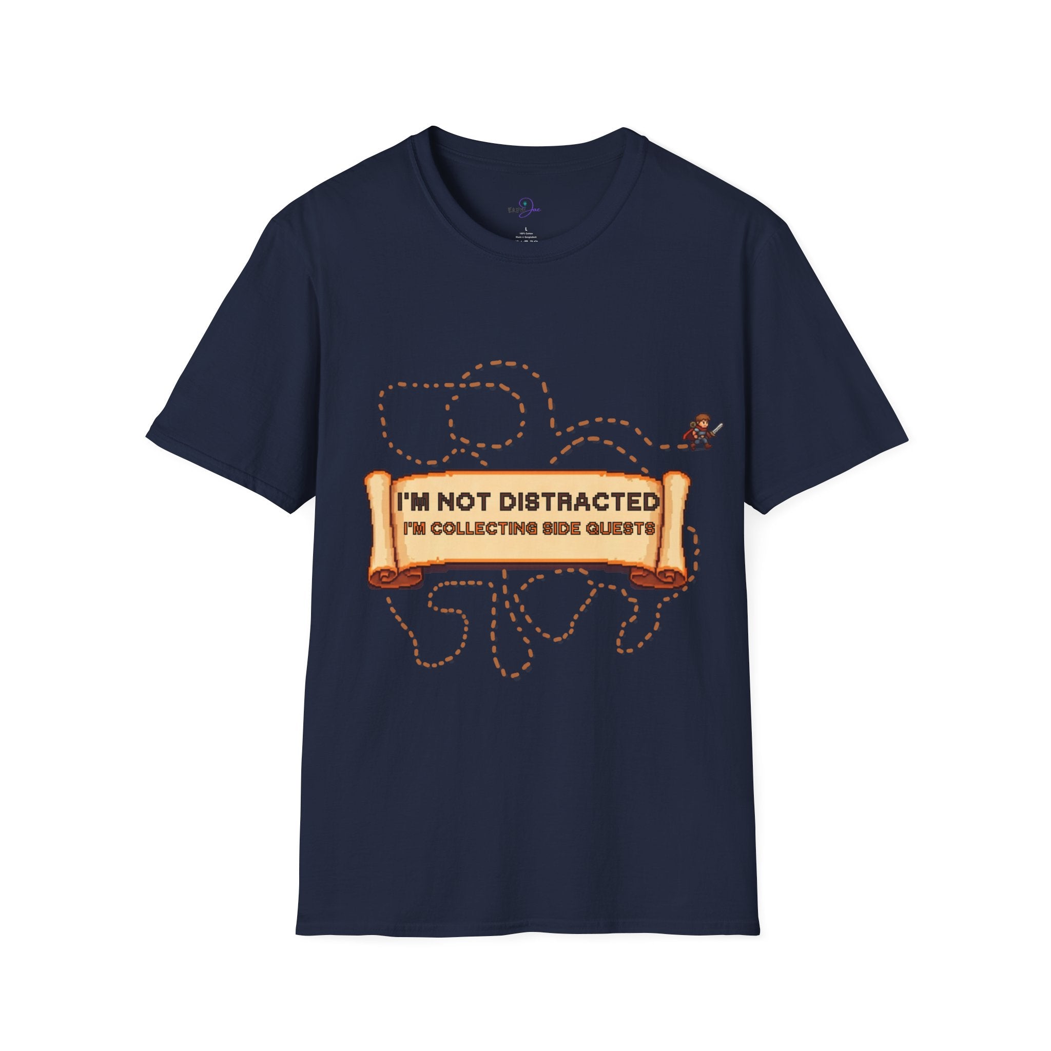 "I'm Not Distracted, I'm Collecting side quests" Adult Graphic Tee