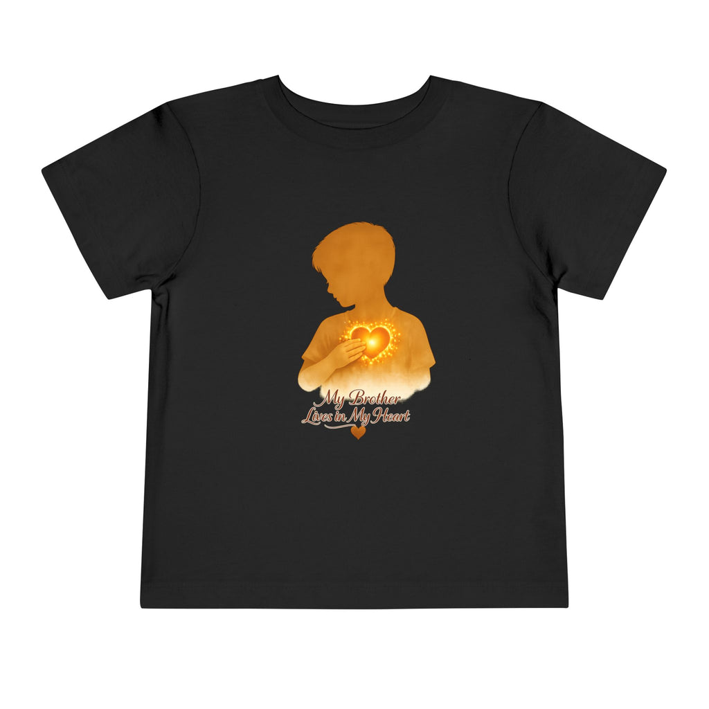 Toddler Tee - My Brother Lives in My Heart  Boy silhouette