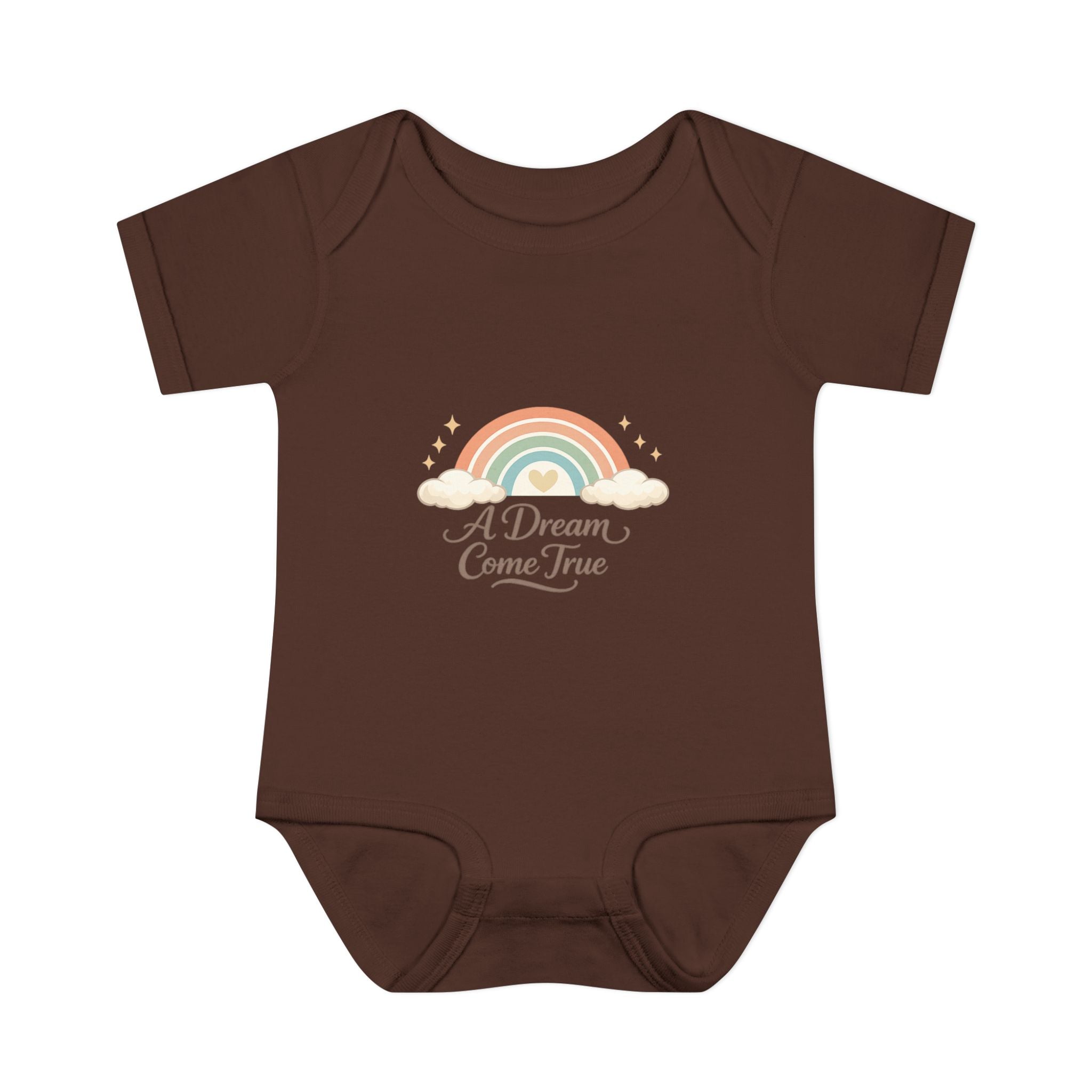 Infant Bodysuit "A Dream Come True" Rainbow Newborn Onesie