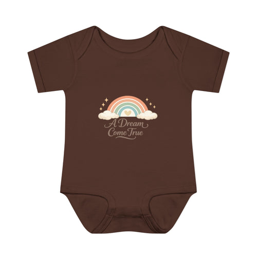 Infant Bodysuit "A Dream Come True" Rainbow Newborn Onesie