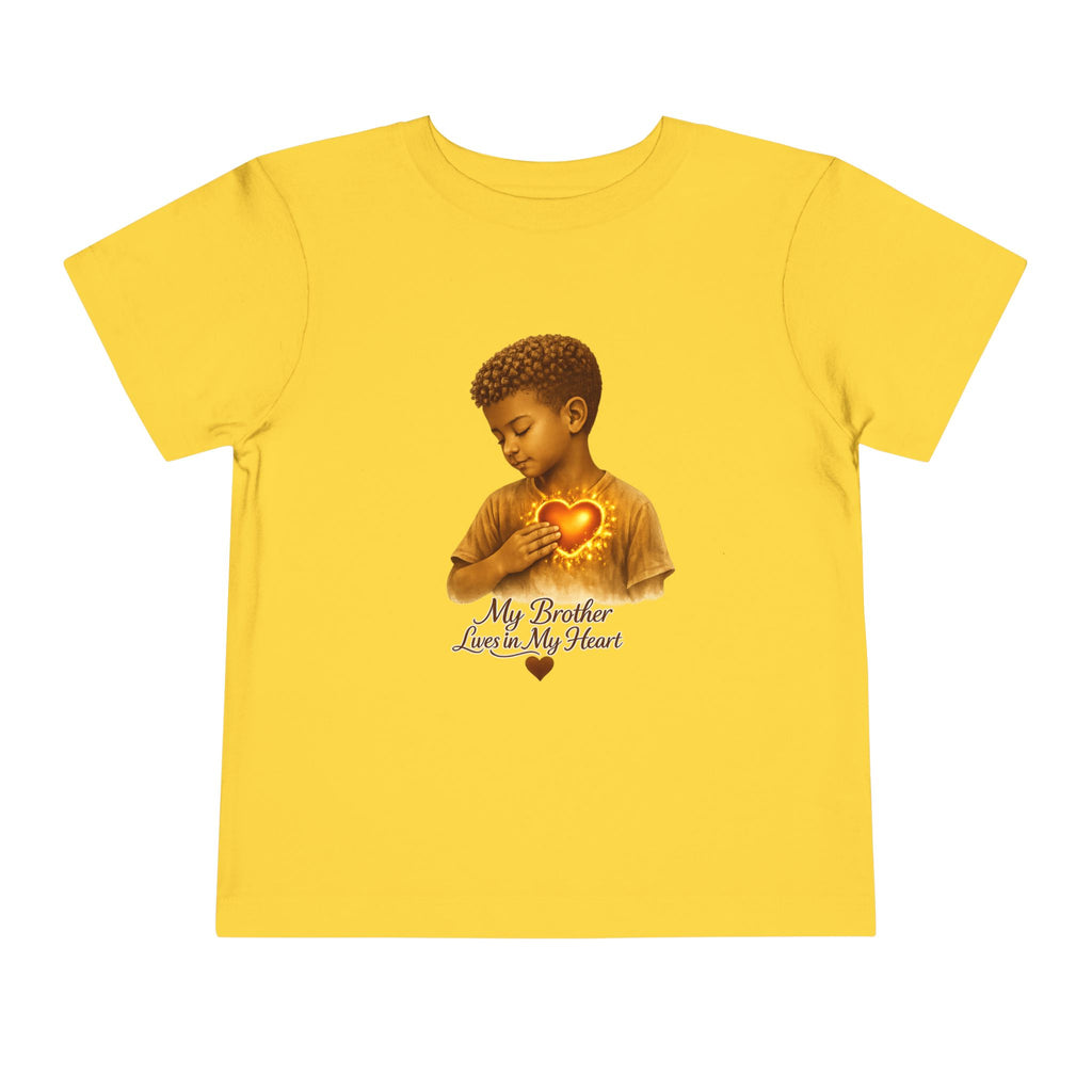 Toddler Tee - "My Brother Lives in My Heart" Remembrance Tee
