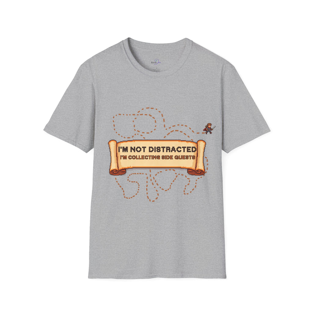 "I'm Not Distracted, I'm Collecting side quests" Adult Graphic Tee