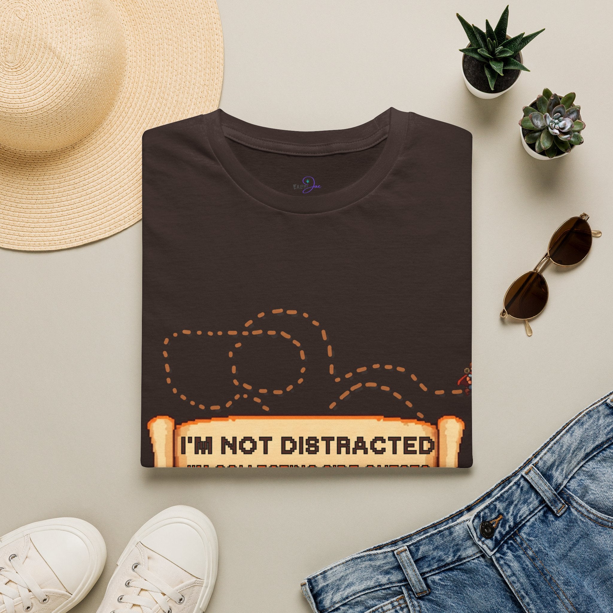 "I'm Not Distracted, I'm Collecting side quests" Adult Graphic Tee
